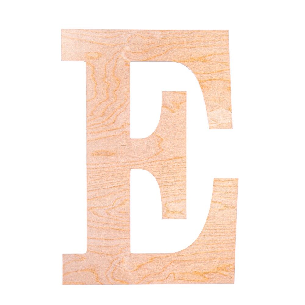 Unfinished Wooden Letter B for Crafts, Cursive Wood Letters (13 In), PACK -  Kroger