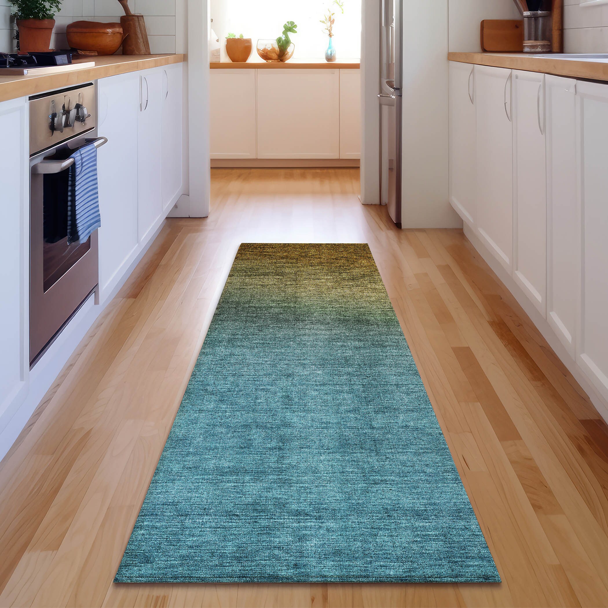 Addison Rugs AMF587BR2X8 Mayfield AMF587BR 2 x 7 (ft) Loomed Polyester Brown Rectangular Indoor Geometric Machine washable Area rug