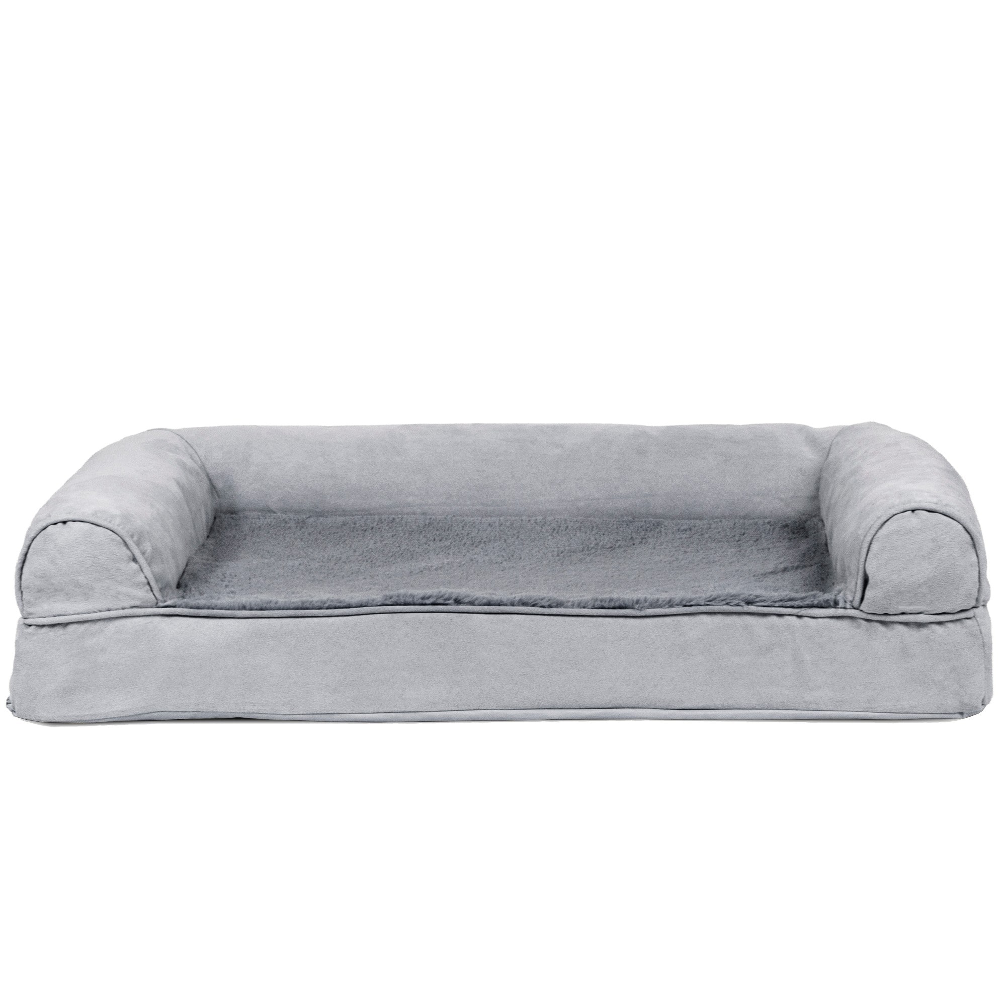 Gray Medium Orthopedic Foam Elevated Pet Sofa Bed