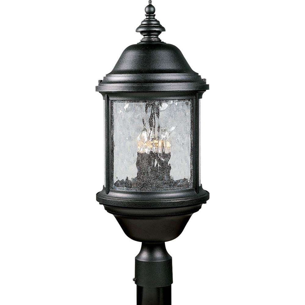 Progress Lighting P5450-31 Ashmore 23.75-Inches Textured Black Traditional Outdoor Light post lantern