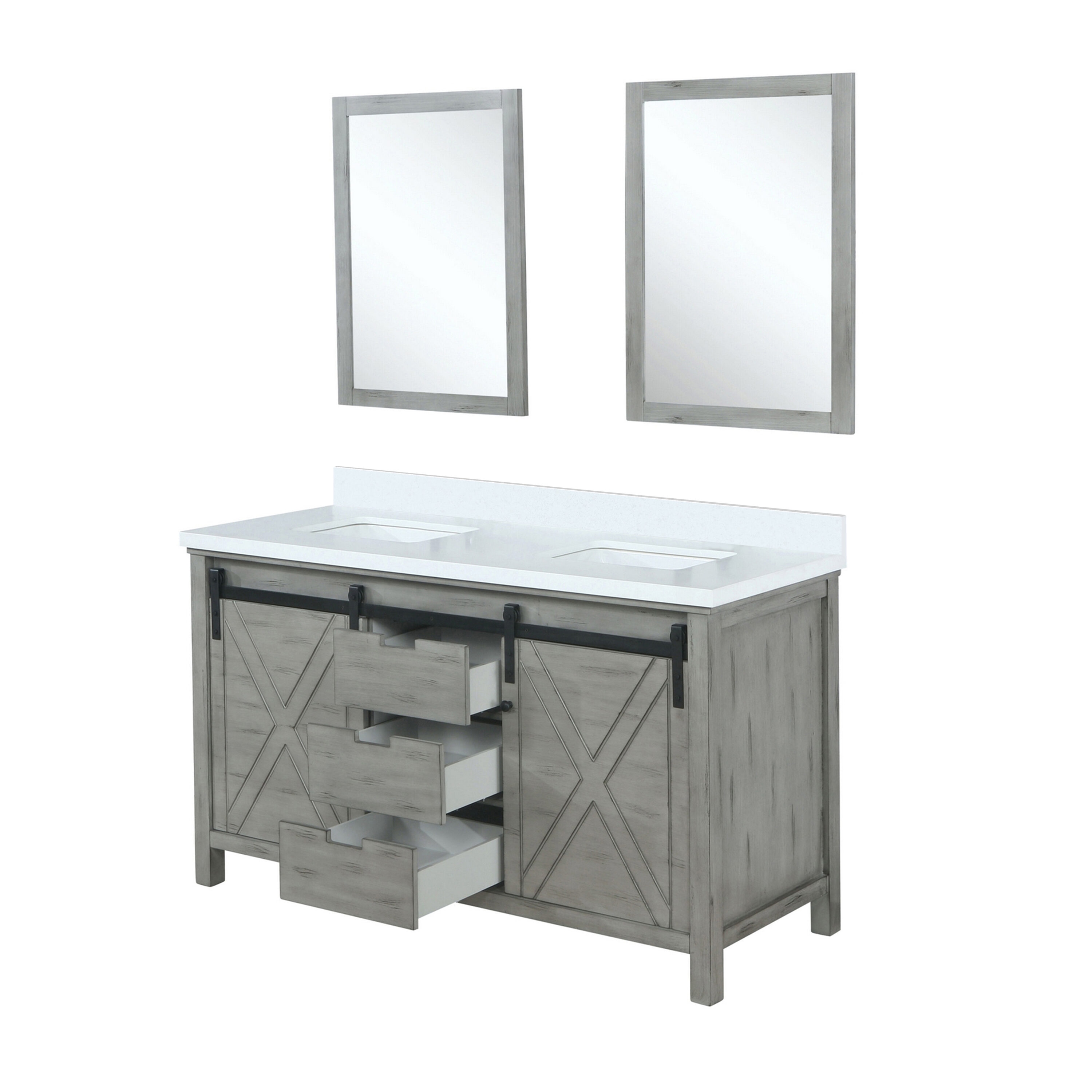 Lexora LM342260DHCSM24 Bath-Vanity-Combo - View #4