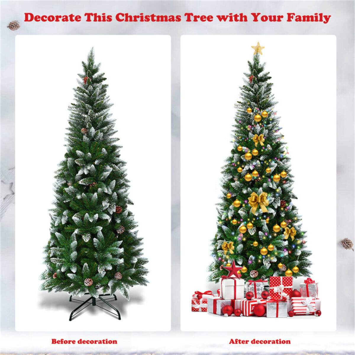 VERYKE LL-CST025 Artificial-Christmas-Trees - View #7