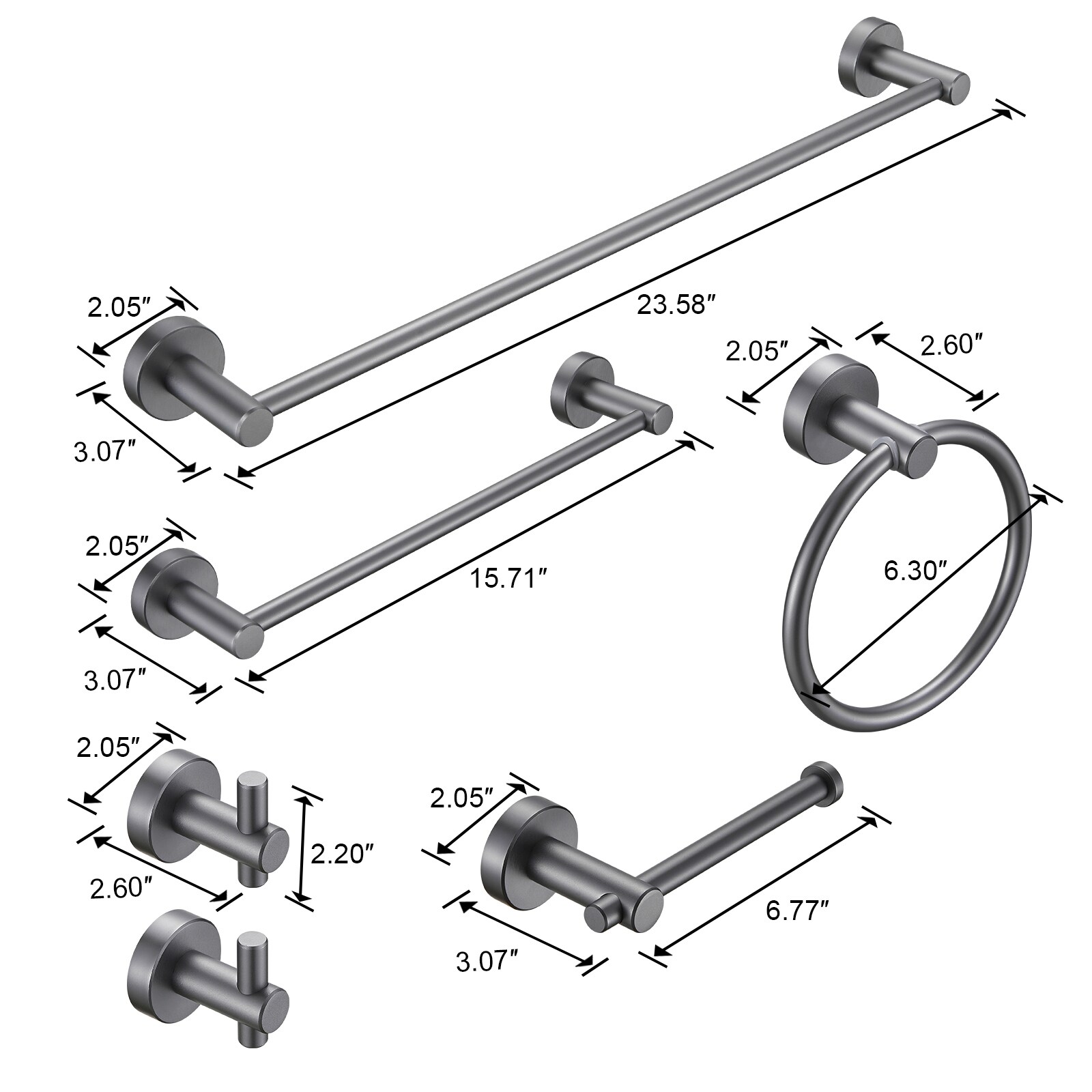 Cobbe LSKBHS02062 Decorative-Bath-Hardware-Kits - View #12