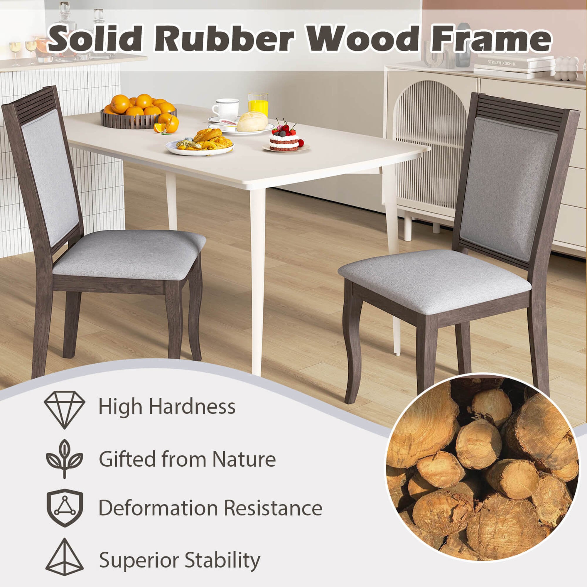 Costway HCST04793 Dining-Chairs - View #6