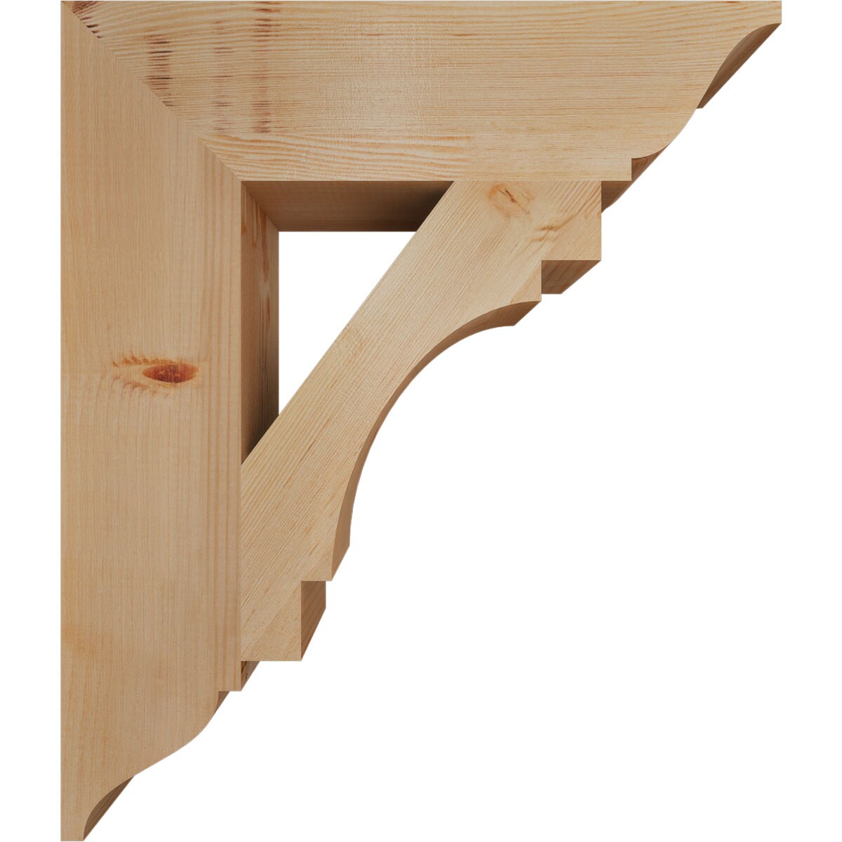 Ekena Millwork BKT06X24X28MRC01SDF Exterior-Brackets-Braces - View #3