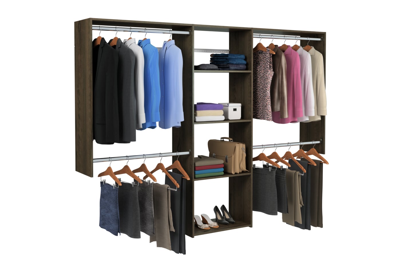 Easy Track OK1460-T Wood-Closet-Kits - View #3