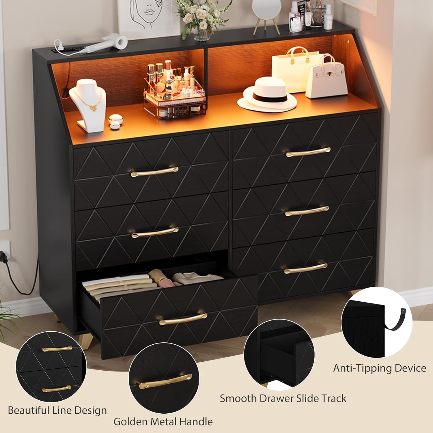 Qeetex LHF-DG-839OPBG5030 dressers - View #6