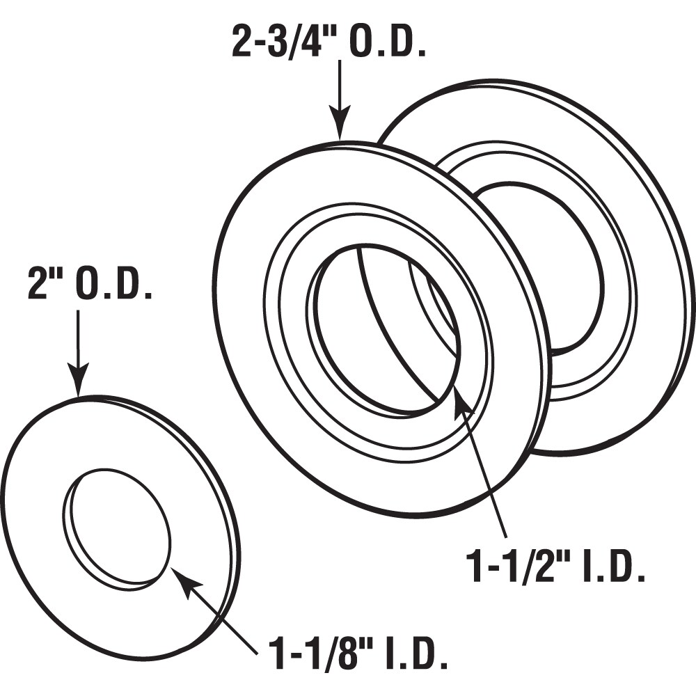 Prime-Line U 9529 Entry-Door-Reinforcers - View #2