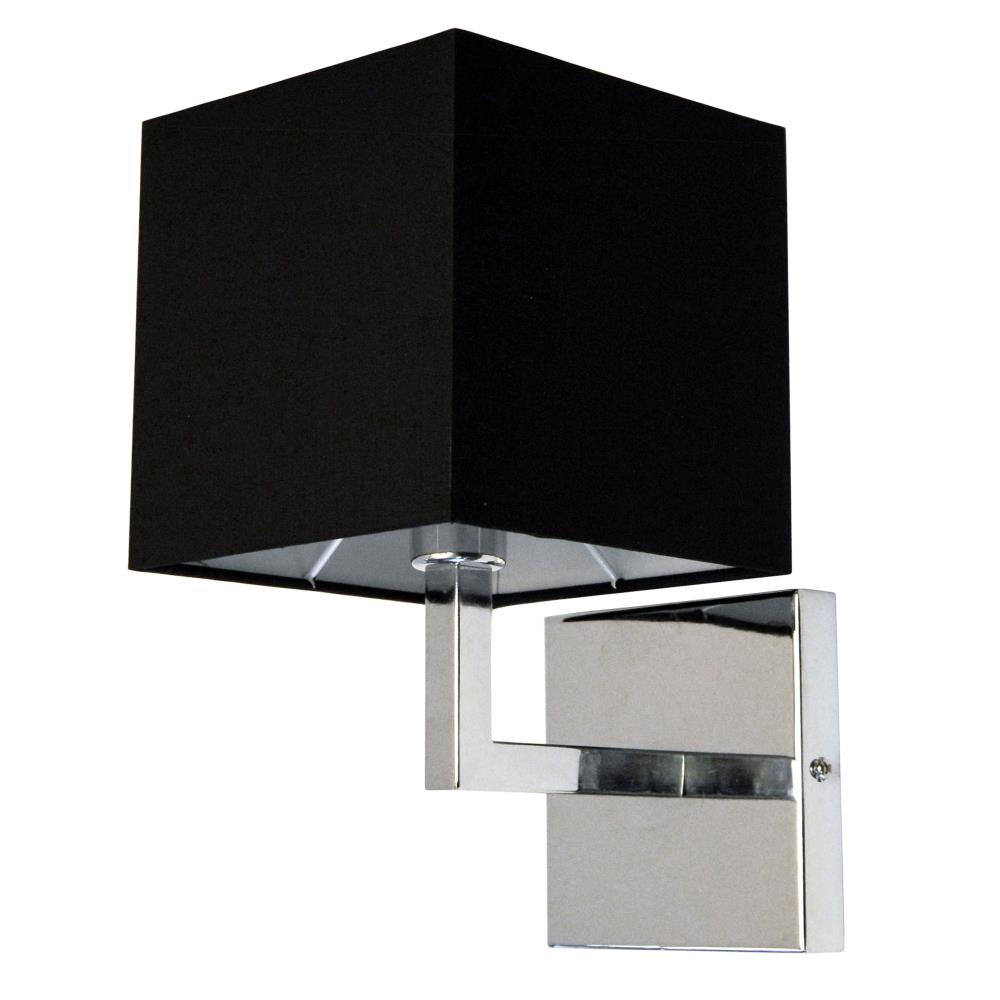 Dainolite Lucas 6 In W 1 Light Polished Chrome Moderncontemporary Wall Sconce In The Wall