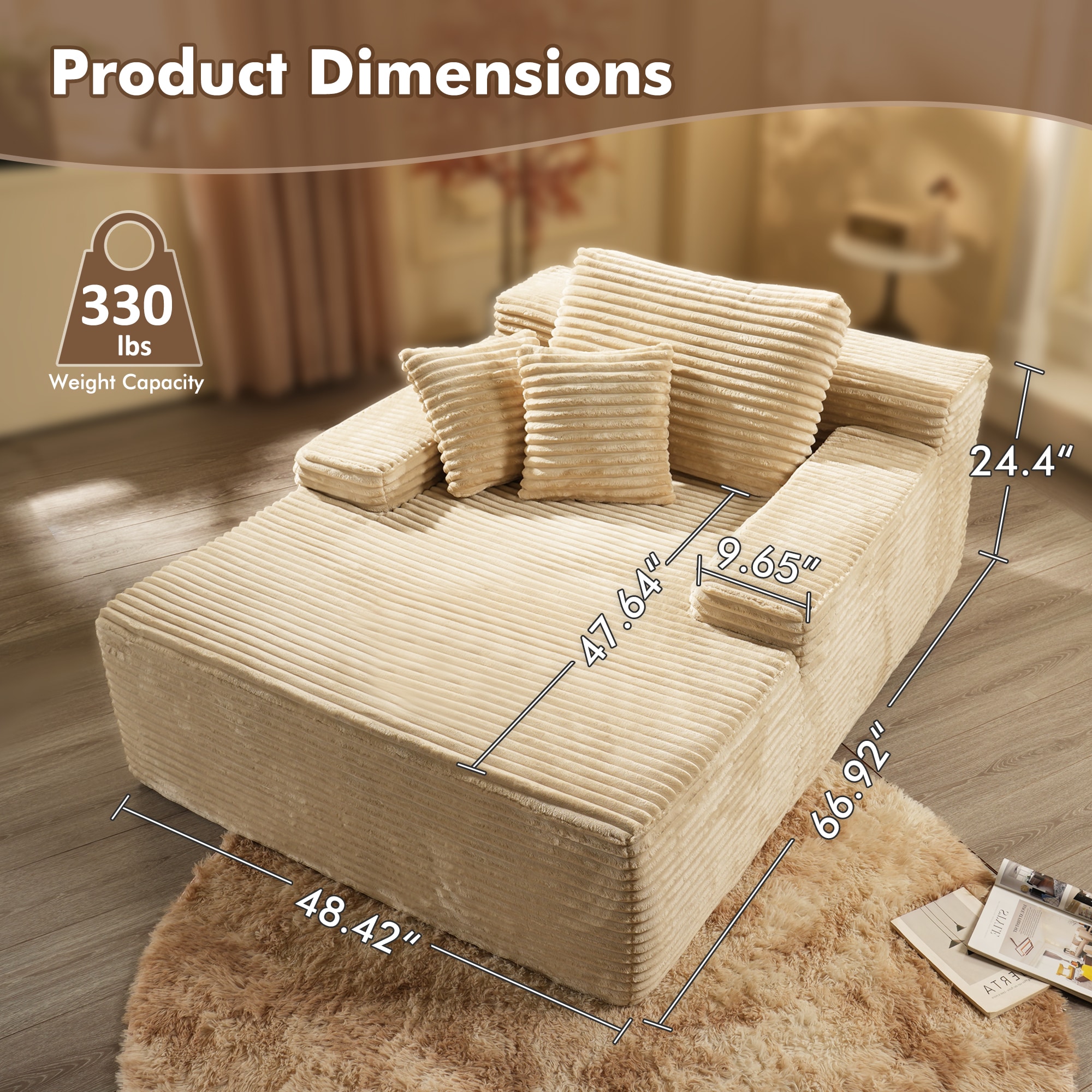 Pouuin SJOM240 Sofas-Loveseats - View #2