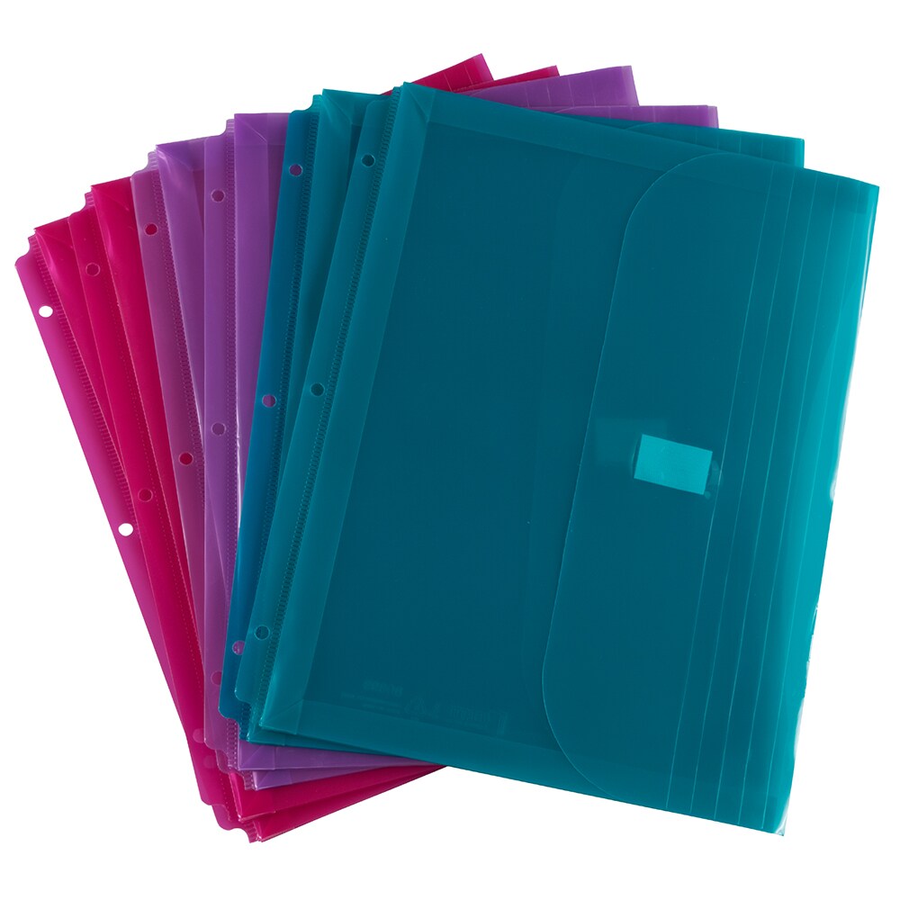 Durable Pink Plastic 3-Ring Binder - 0.75 Inch by JAM Paper Products