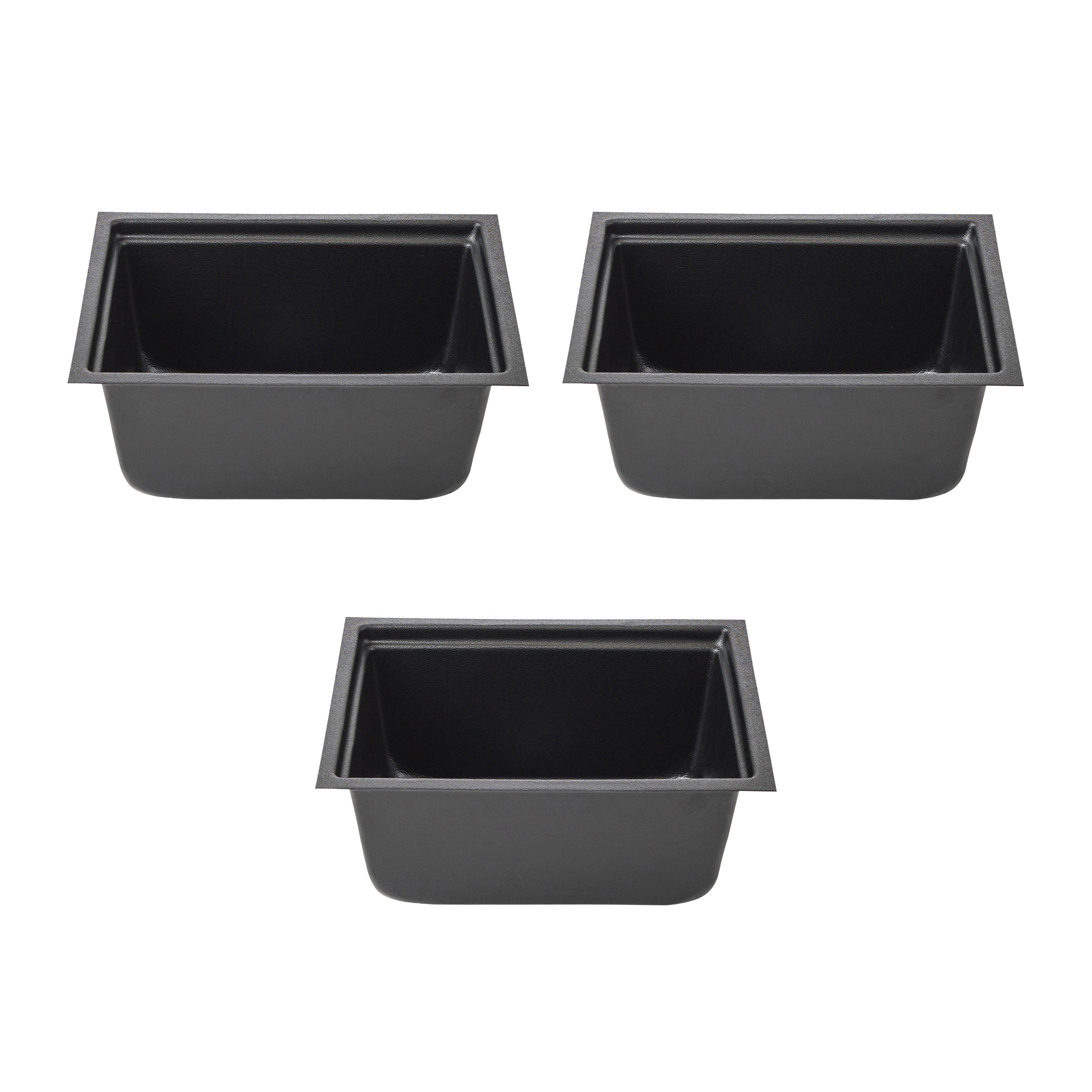 American Built Pro 1410 P3 Black Plastic Tub Box, 12-in Diameter, Quick and Clean Installation, Ideal for Tub Waste and Drain, Commercial and Residential Applications