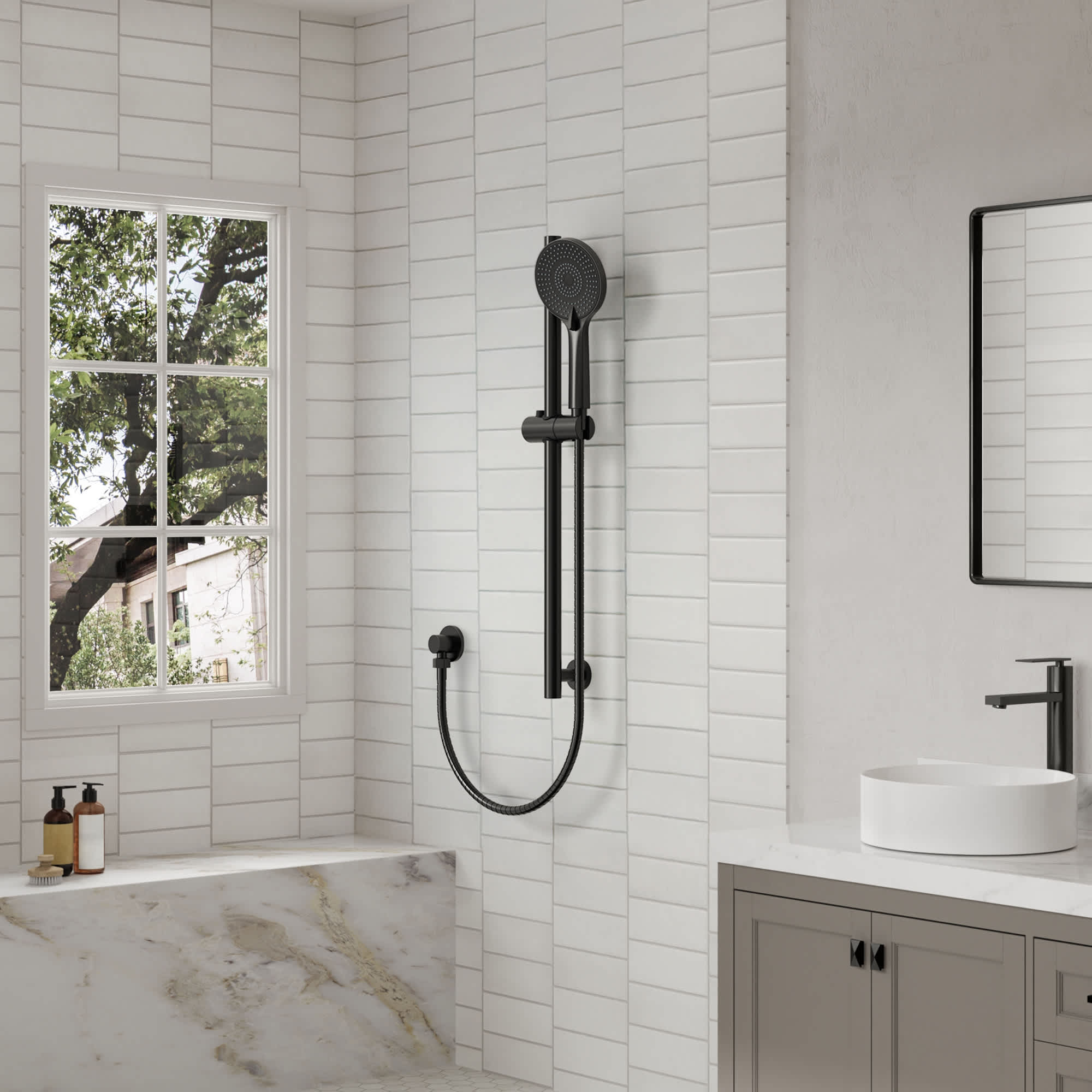 EVERSTEIN SFS-1136-BK Fixed-Showerhead - View #2