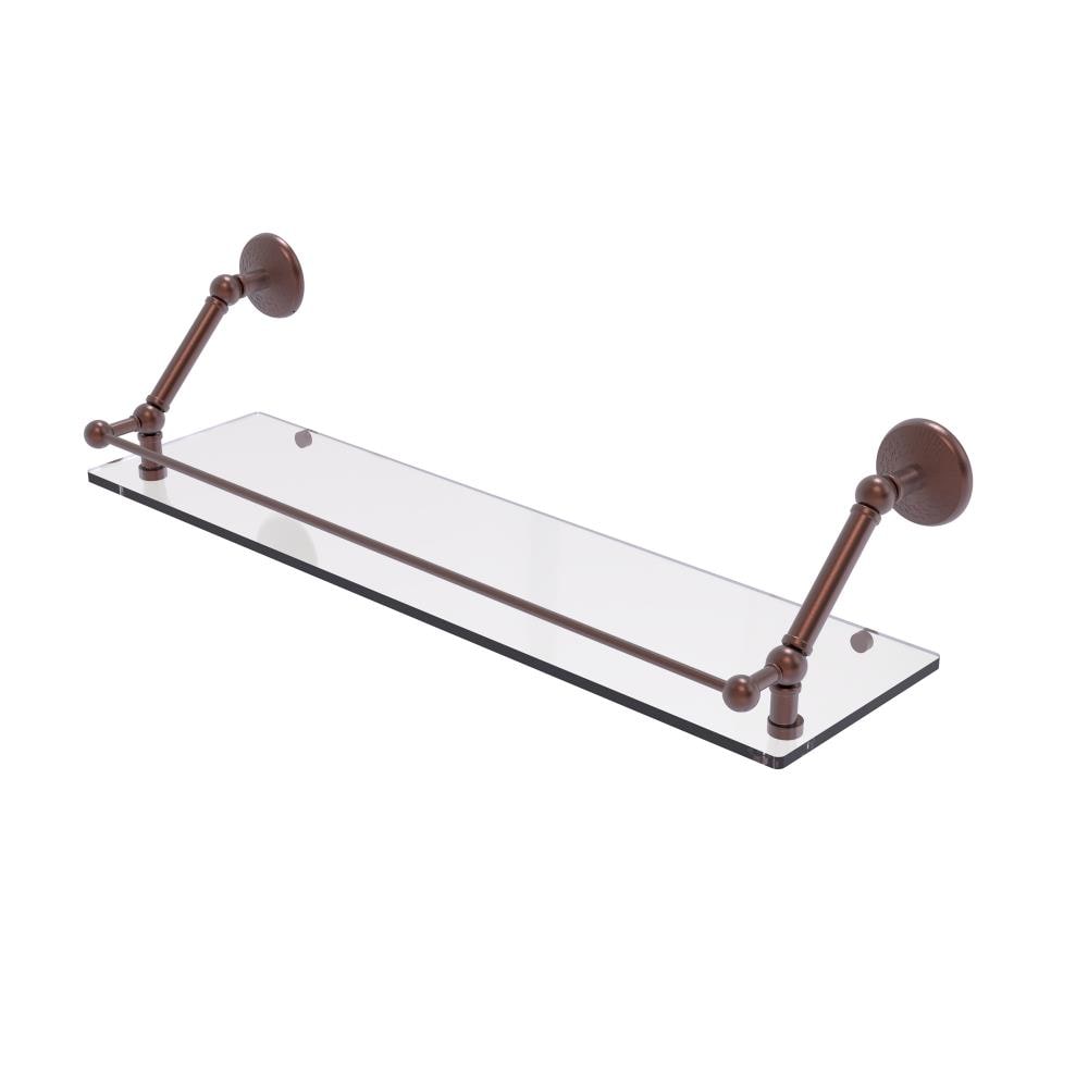 Allied Brass PMC-1-30-GAL-CA Prestige Monte Carlo Antique Copper Wall mount Bathroom Shelf ( 30-in x 8-in x 8-in )