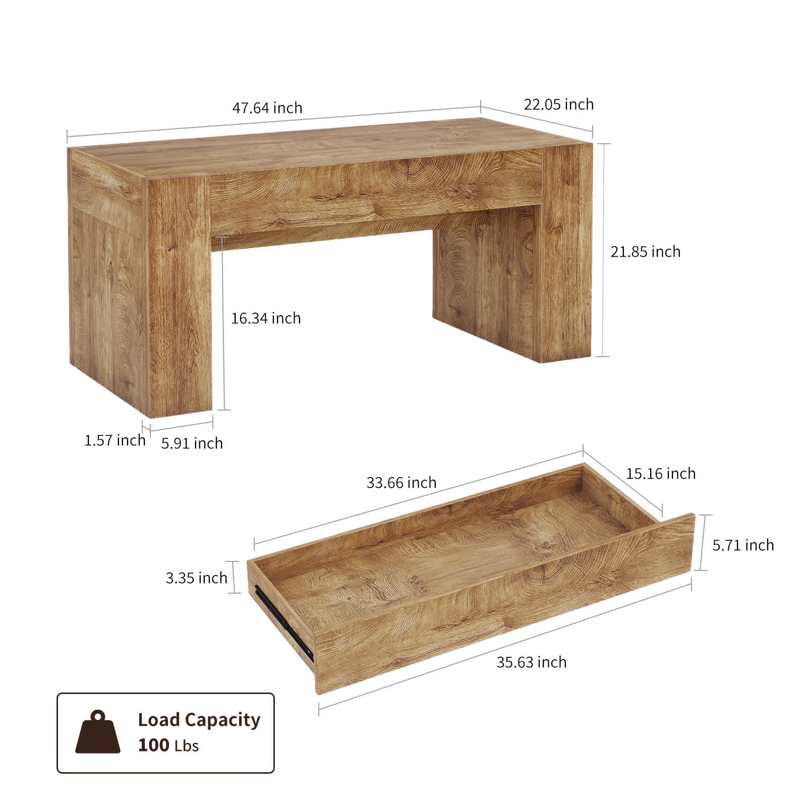 Vynxaria LESX2739DJCOFFE019 Coffee-Tables - View #3
