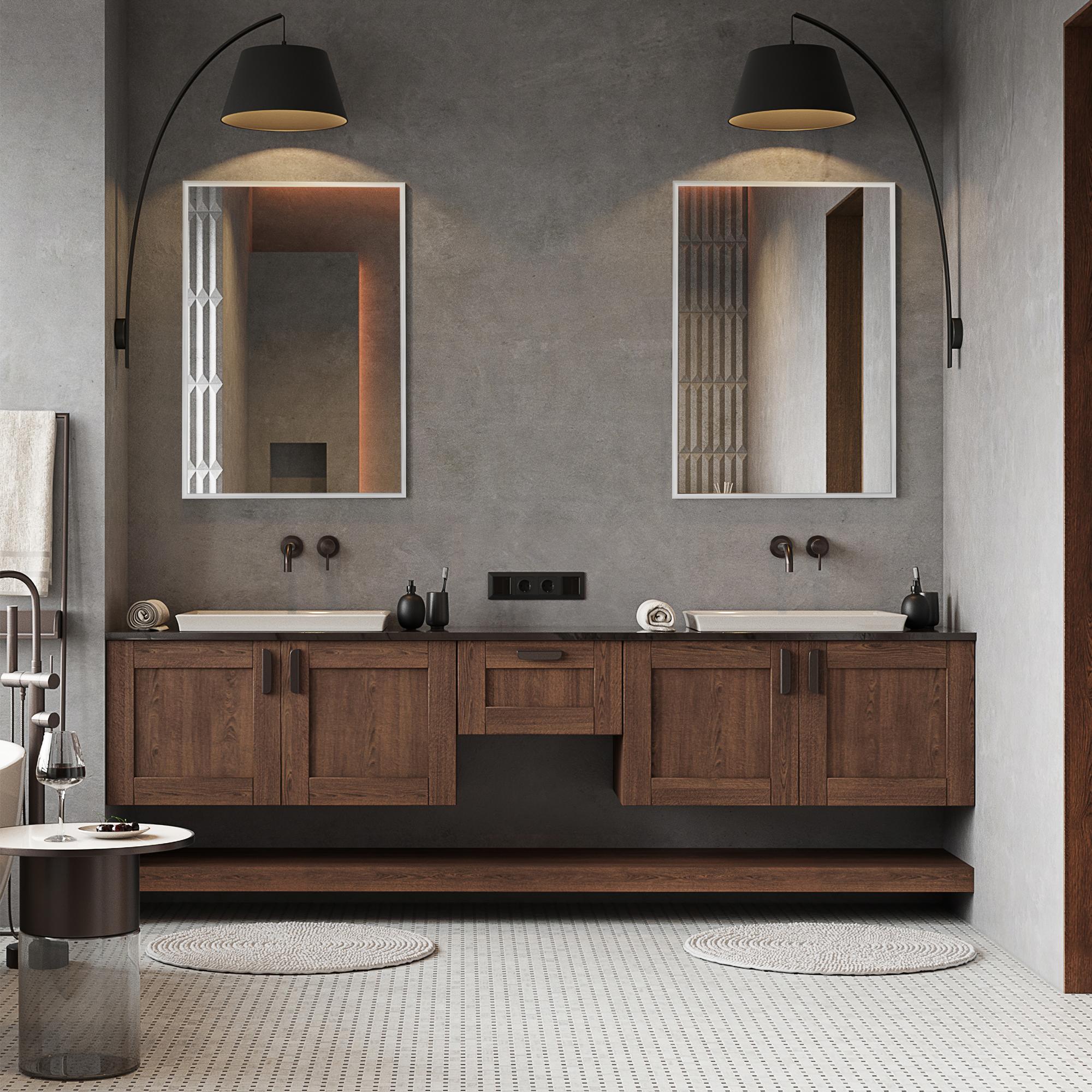 Bayfeve BF-264107-MIR Framed-Bath-Mirrors - View #2