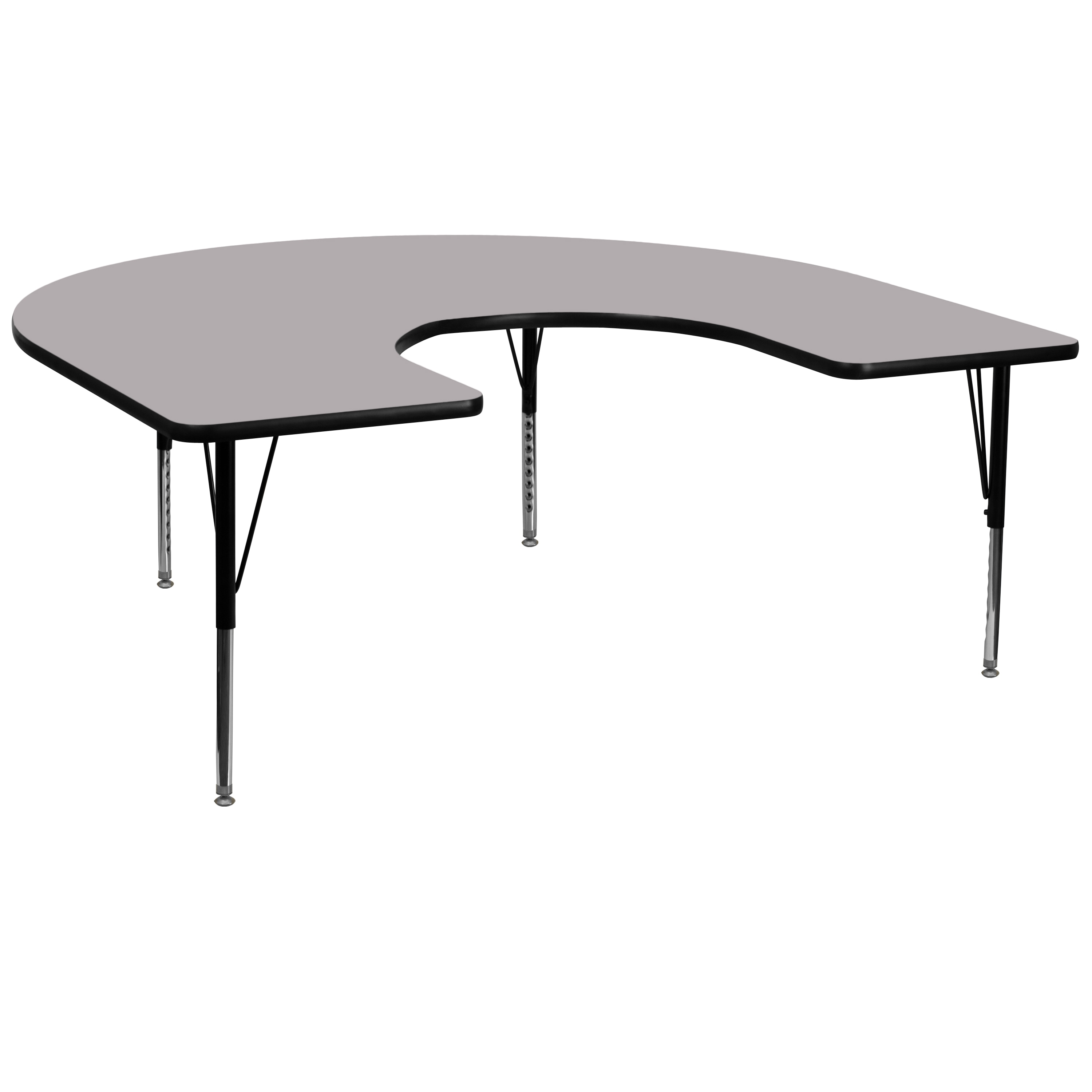 Flash Furniture 847254024310 Wren Gray Half-round Kid's Play Table