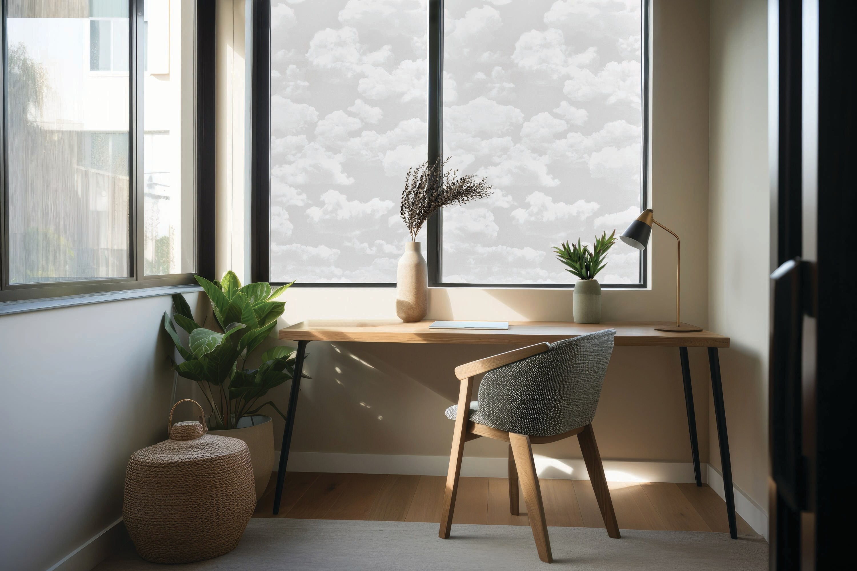 Artscape Clouds 24-in x 36-in Decorative Privacy-control Window Film #02-3749