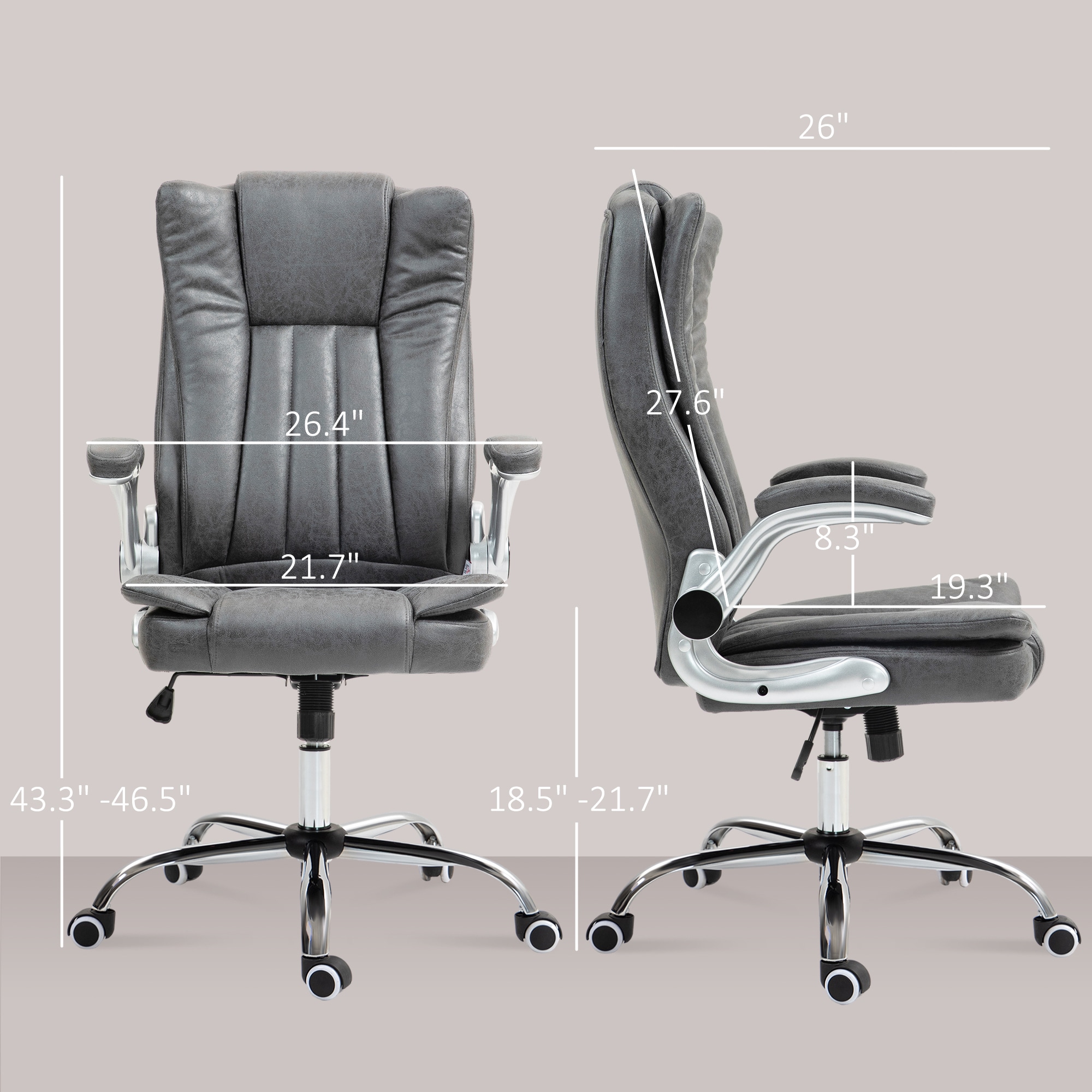 Sumyeg WF-HW66185GR-LA Office-Chairs - View #6