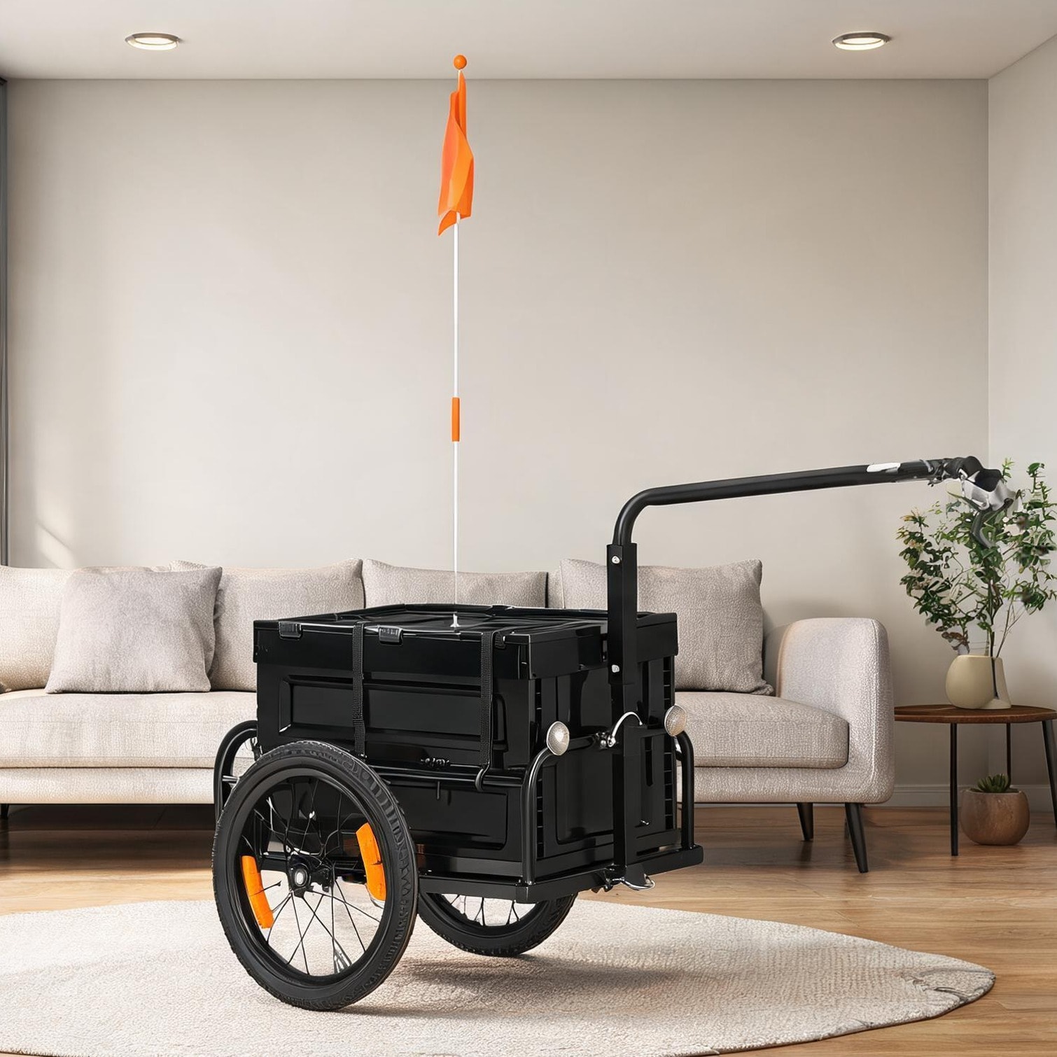 BBabe Storage Other Home Improvement combining 22.4 x 9.4 x 12.6 in Black Steel and Pp and Quick-Attach Hitch
