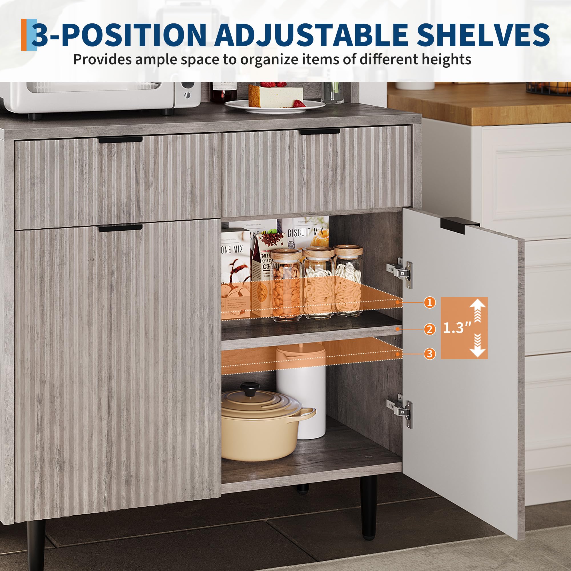 GarveeLife GLYD-PHK-33PC Cabinets-Kitchen - View #6