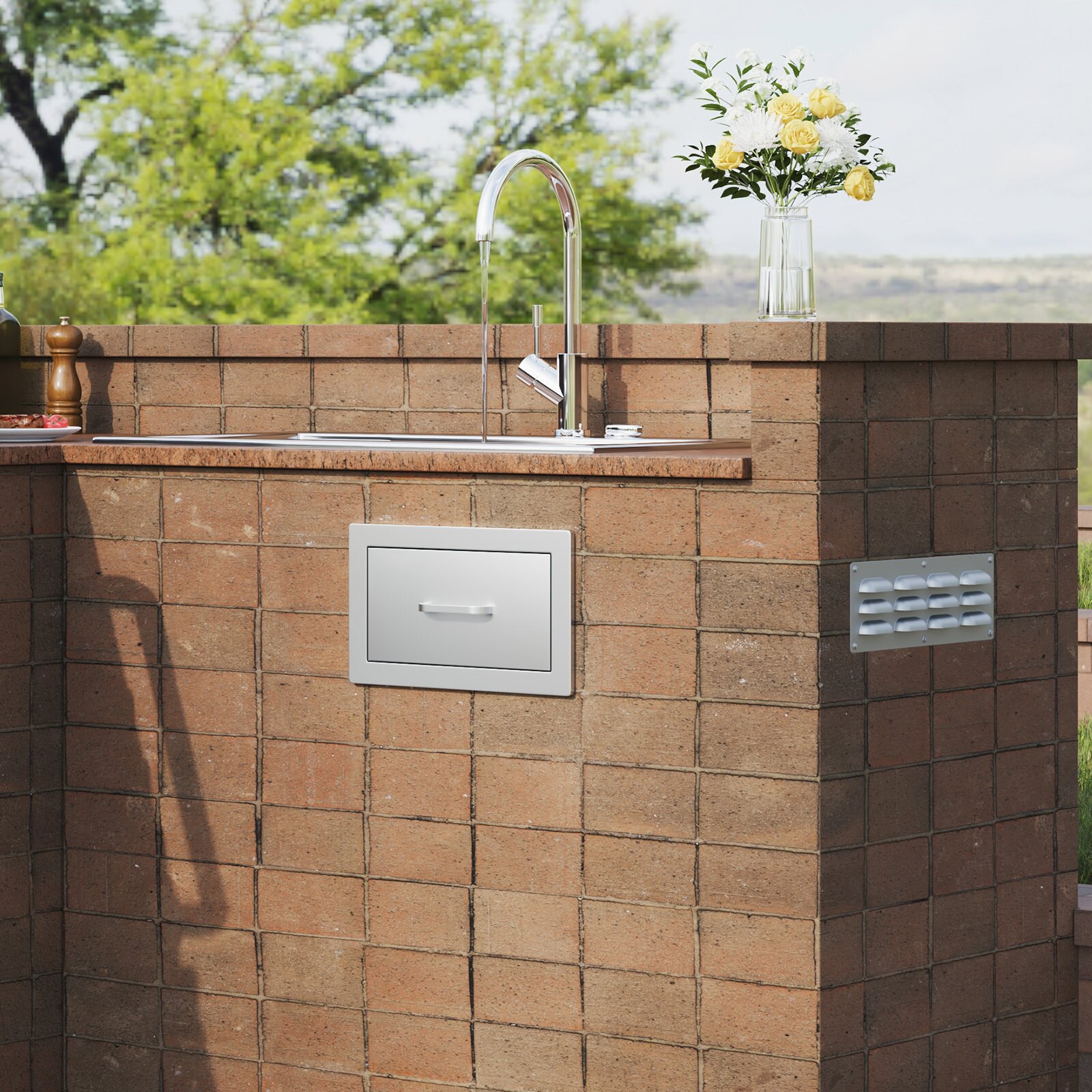 GIVIMO LSHLWGMSS0015 Builtin-Grill-Cabinet-Parts - View #2