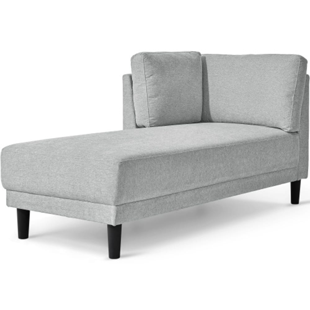 LIVIZA GGJD012GY Modern Gray Polyester/Polyester blend Chaise Lounge