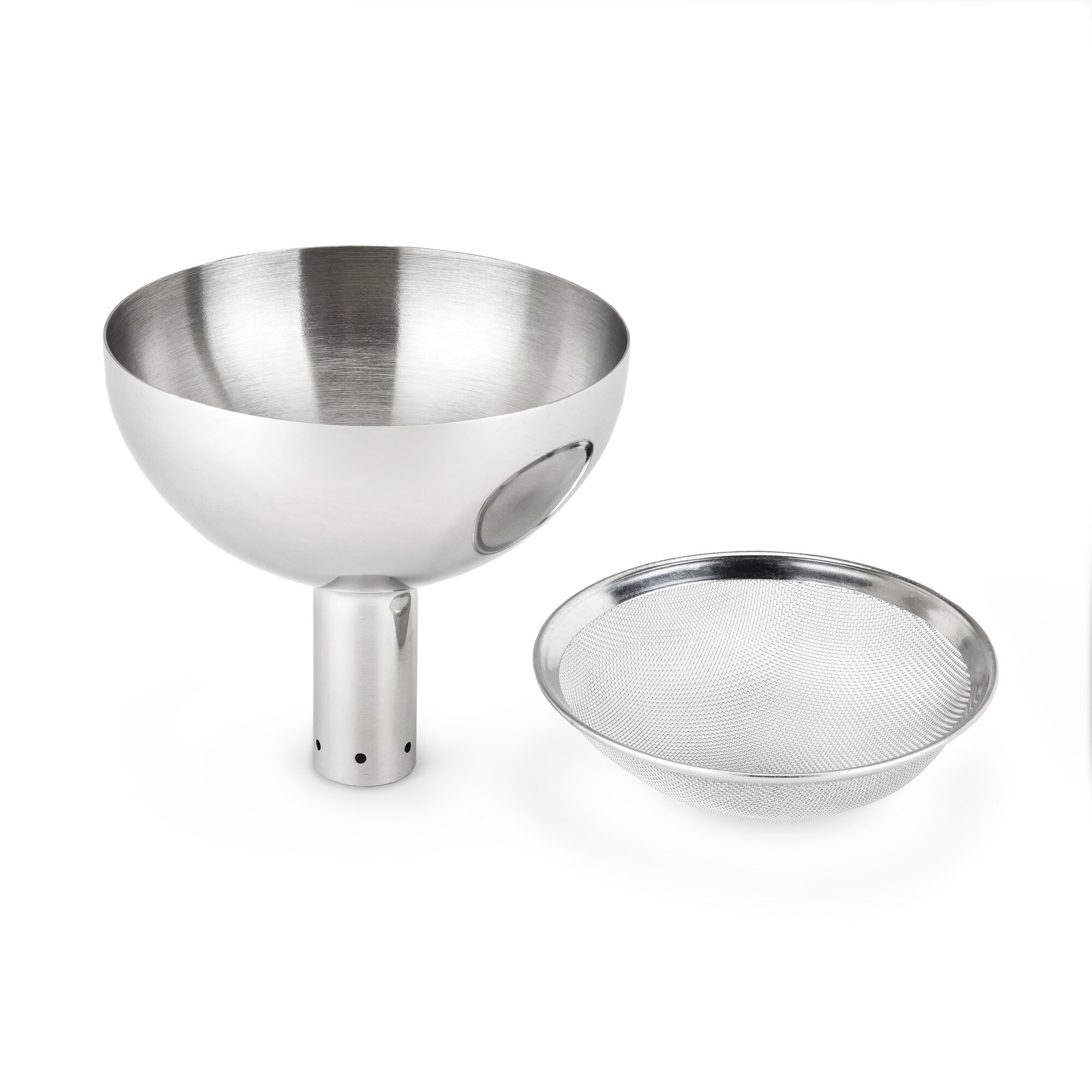 TRUE Fountain Stainless Steel Aerating Decanter Funnel