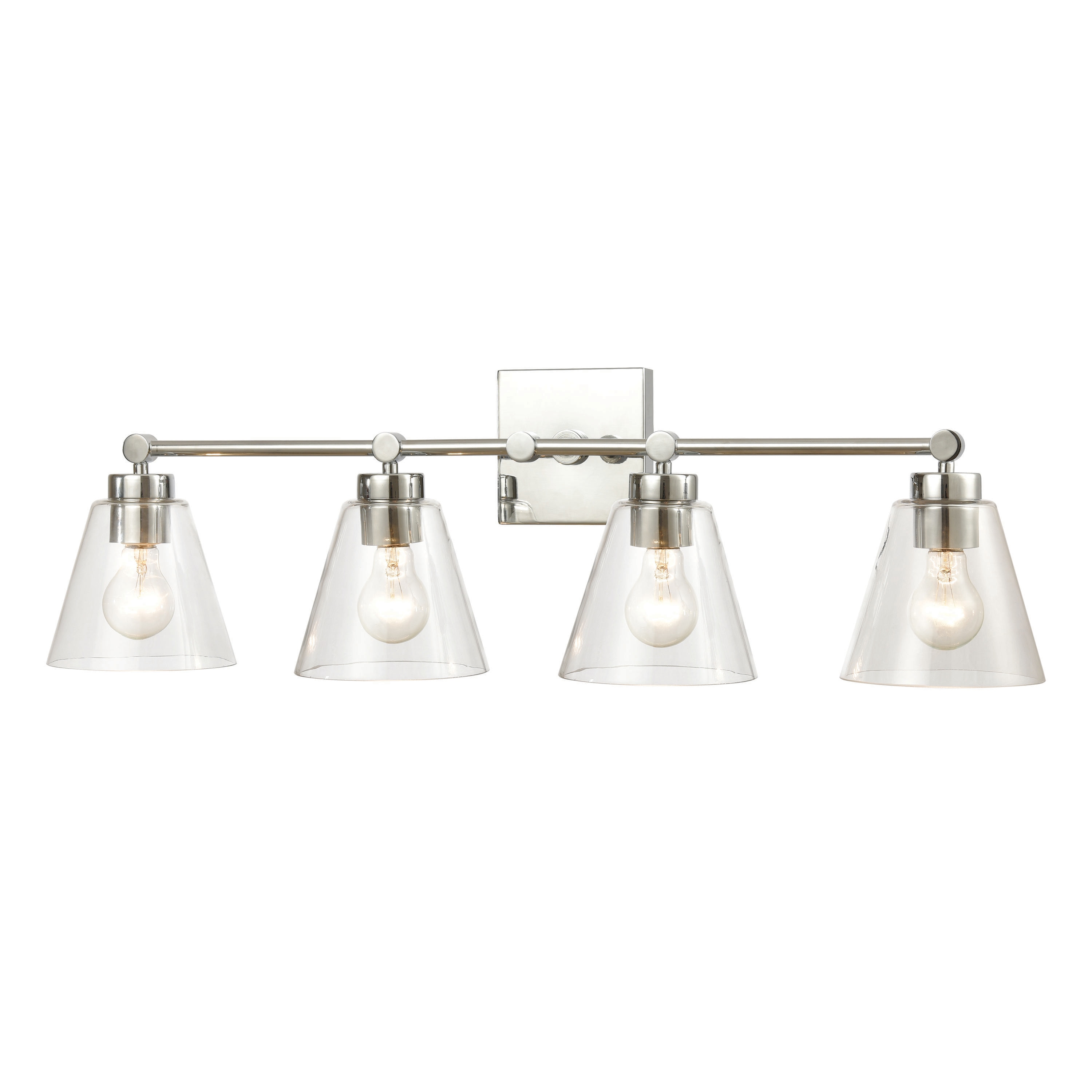 Westmore by ELK Lighting LWVL-220308147 Gilbert 33-in 4 -Light Polished Chrome Transitional Vanity light
