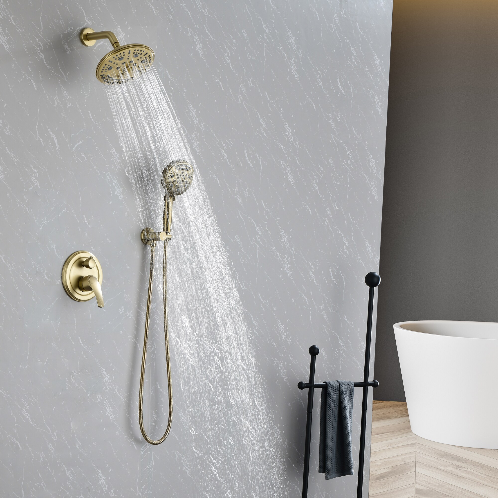 Poinic CFA-BG-88044 Showerhead-Bar-Panels - View #2