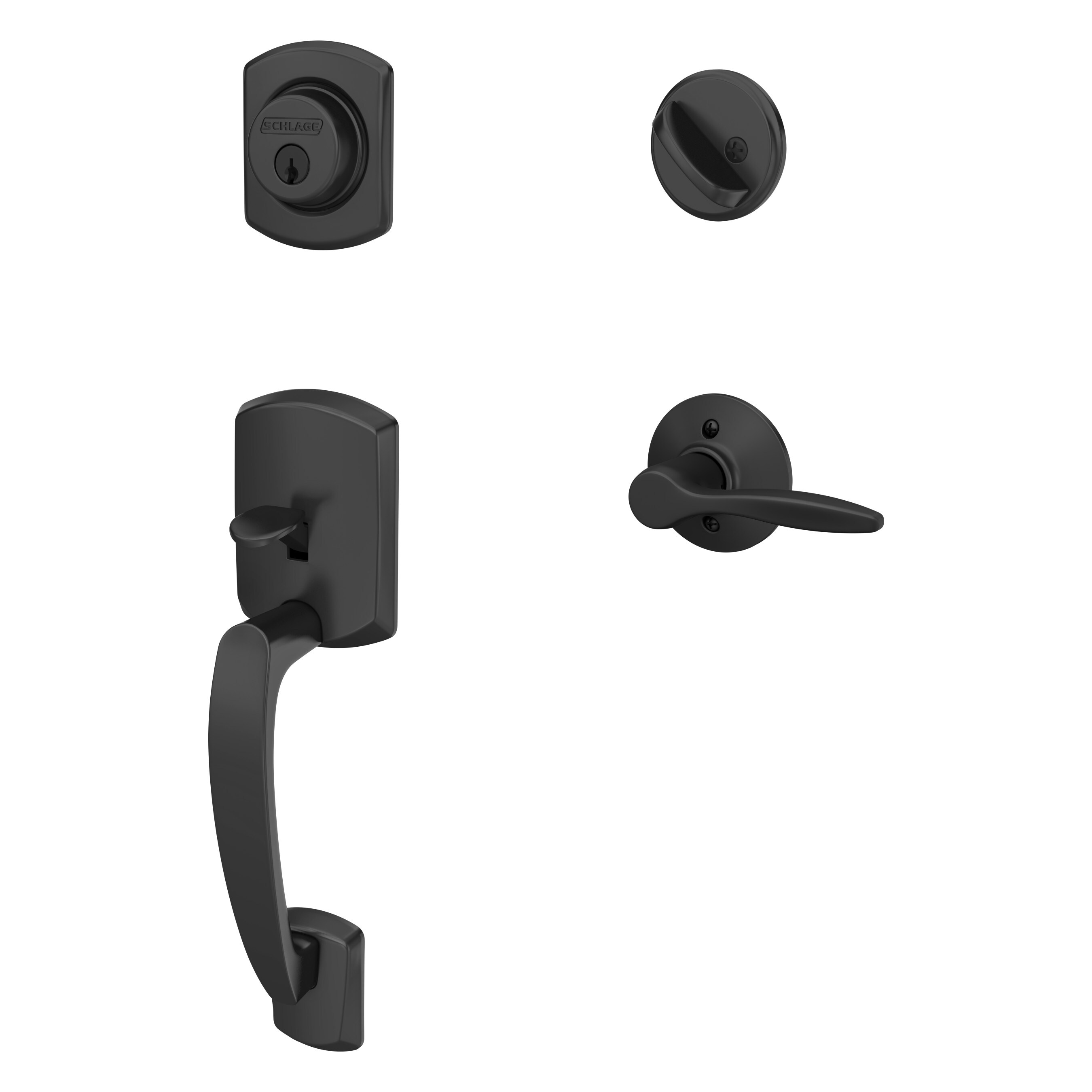 Schlage F60 GRW 622 DEL LH handlesets - View #8