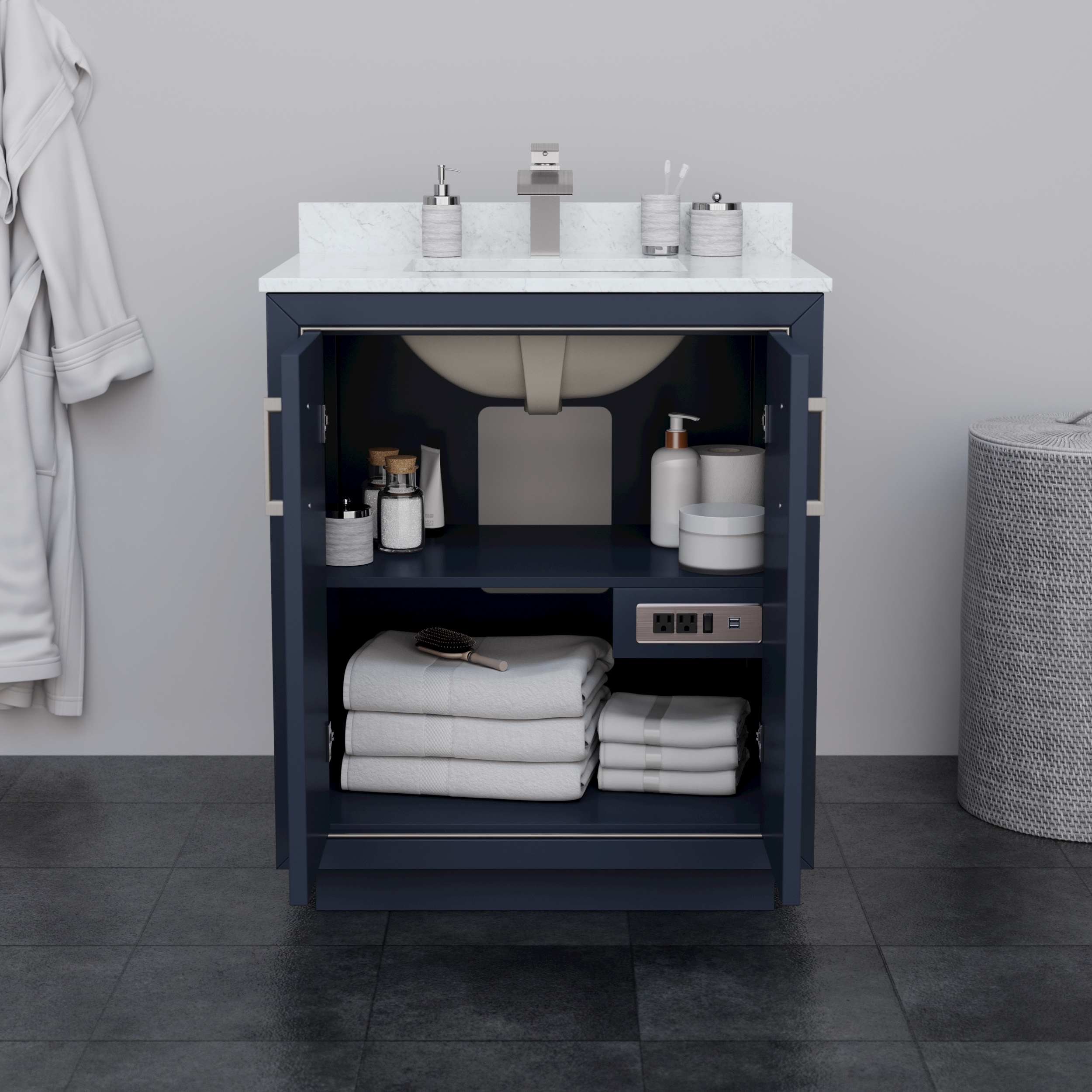 Wyndham Collection WCF111130SBNGTUS3MXX Bath-Vanity-Combo - View #3