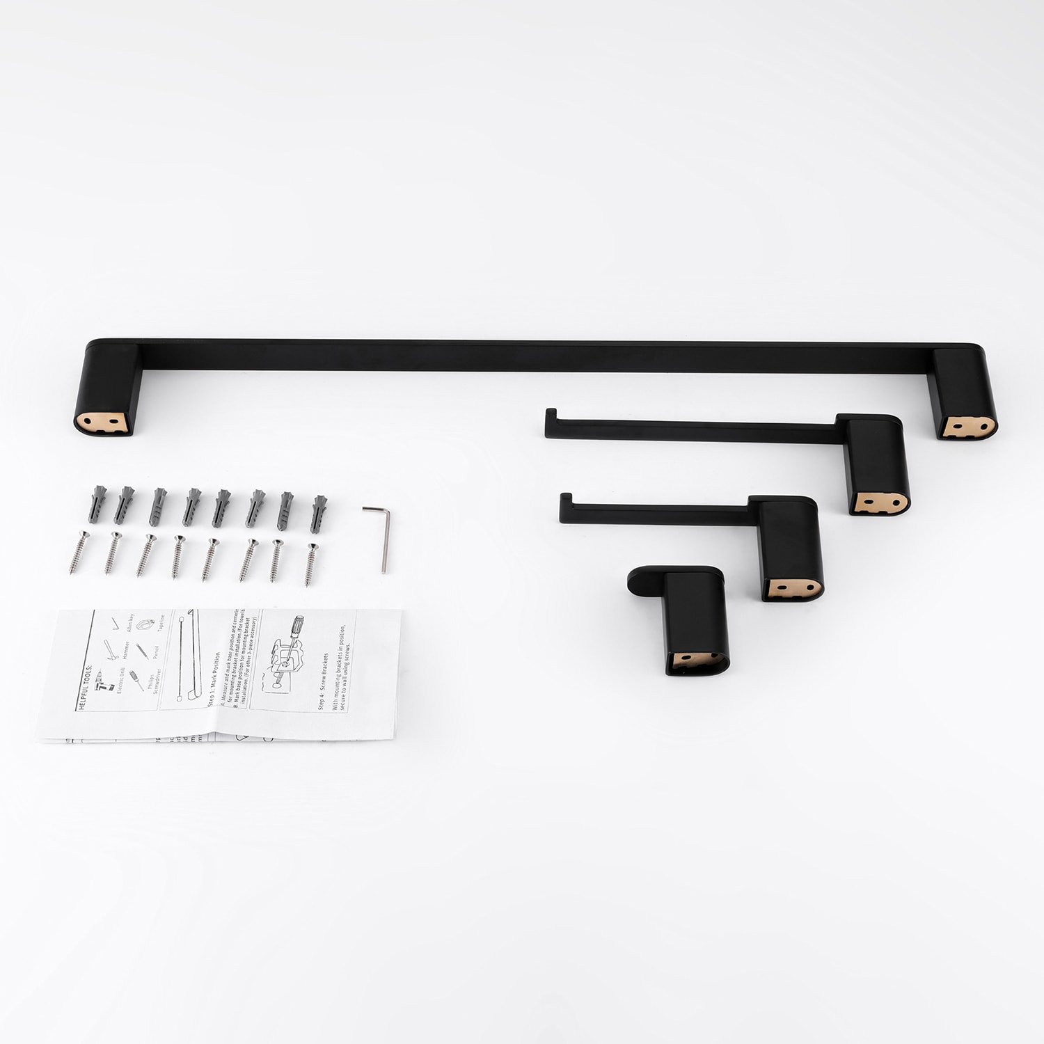 Cobbe LSSBHS0104B Decorative-Bath-Hardware-Kits - View #5