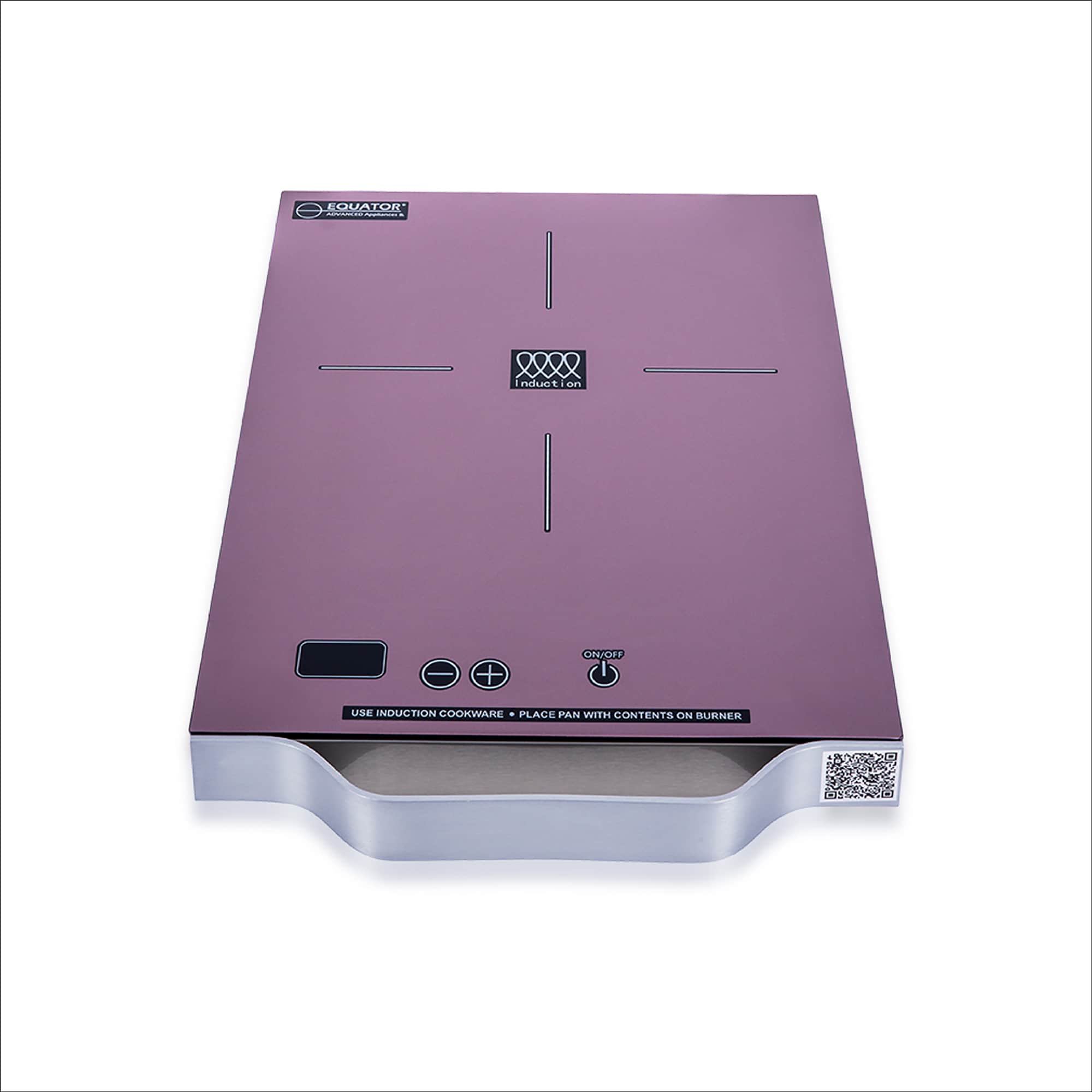 Equator Advanced Appliances PIC 100 LILAC 11-in Portable 1 Burner Purple Induction Cooktop