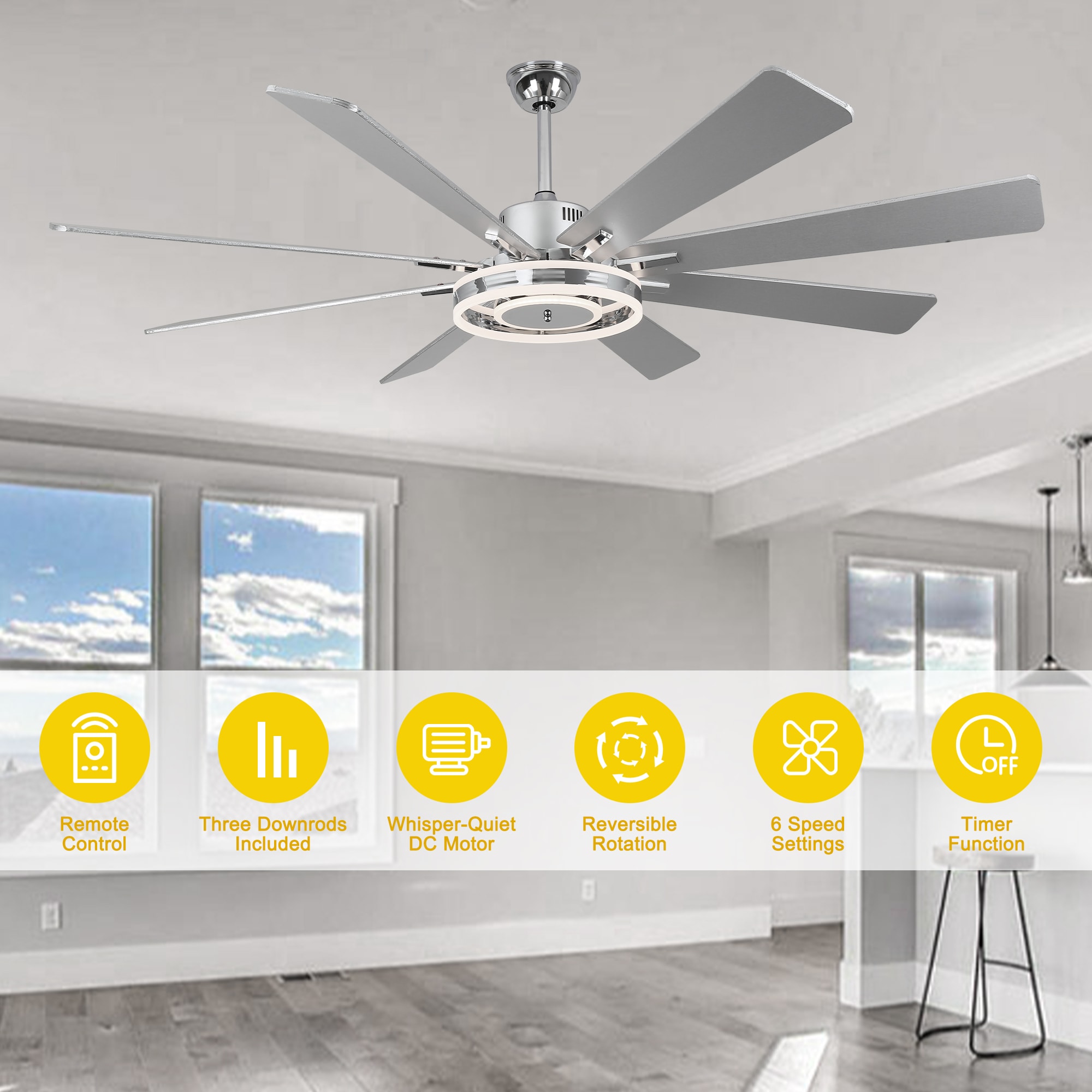 Oaks Decor DC7202-C Ceiling-Fans - View #9