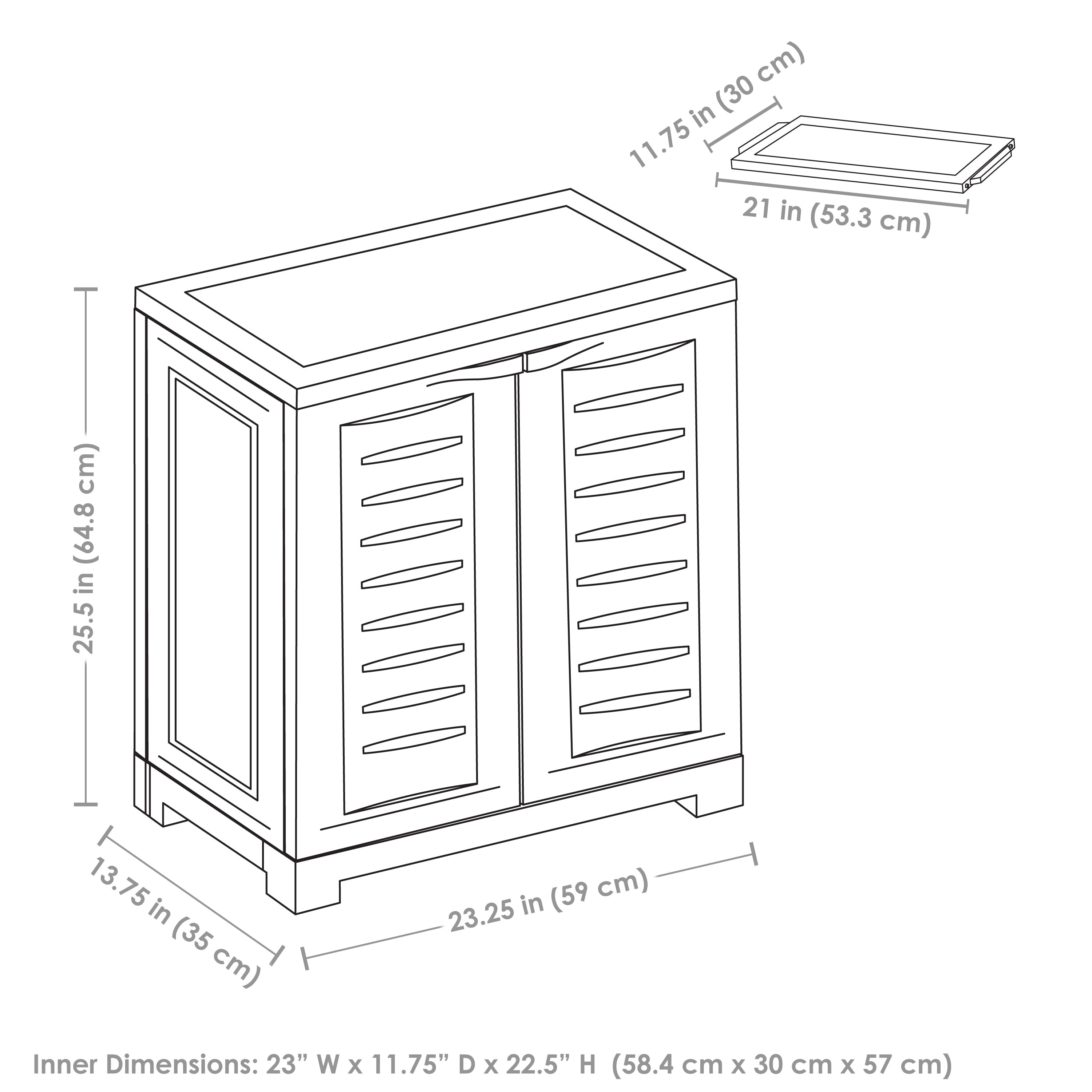 Sunnydaze Decor SUP-332 Utility-Storage-Cabinets - View #7