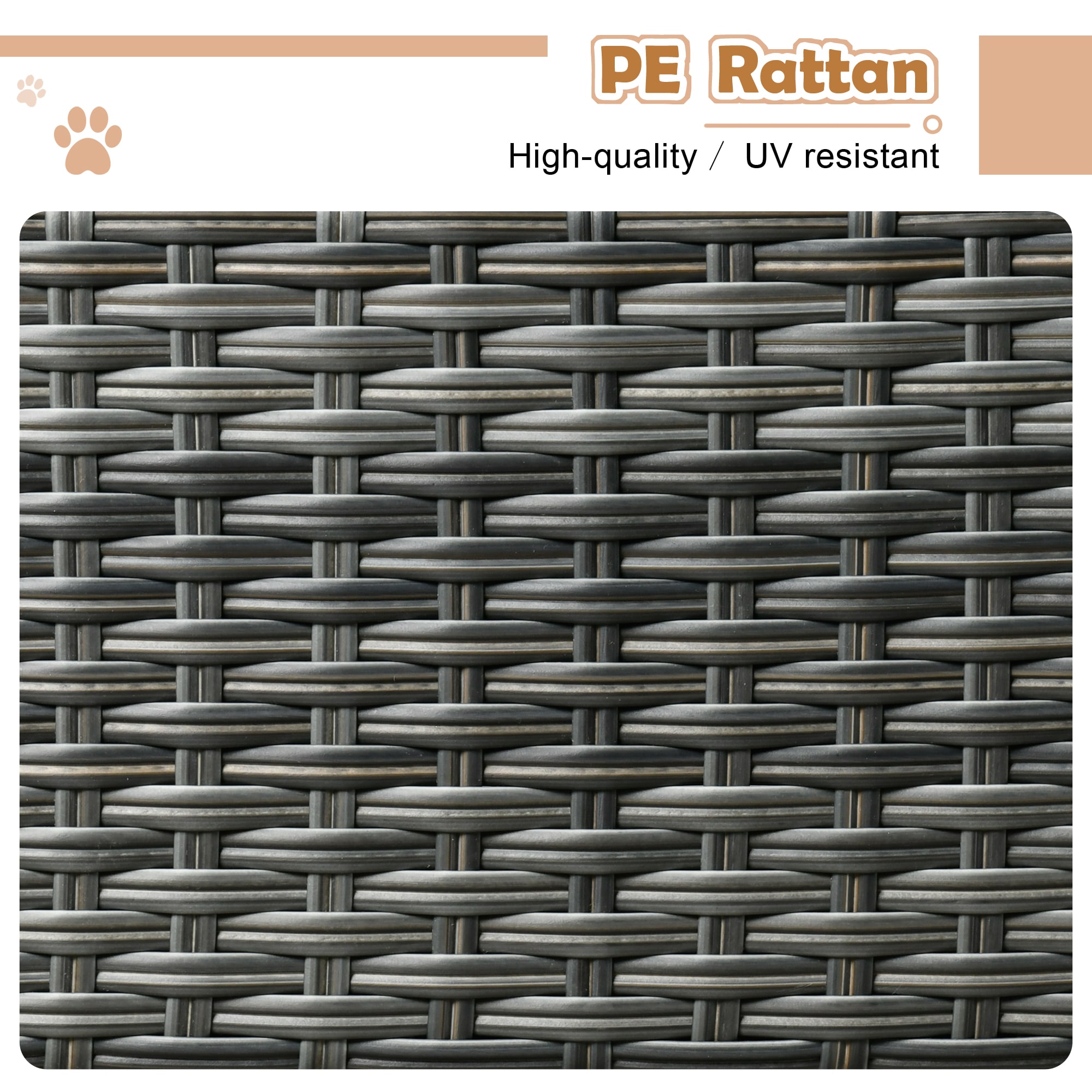 Pouuin SPET6005 Patio-Conversation-Sets - View #3