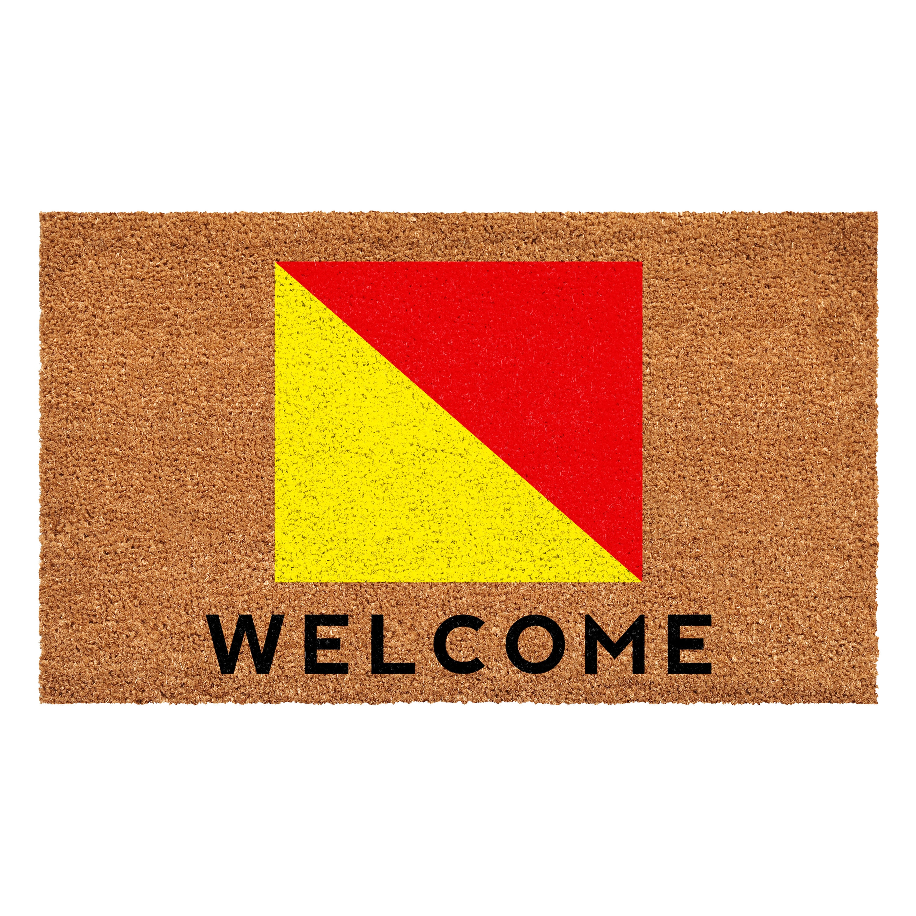 Callowaymills 108122436O 2-ft x 3-ft Multi Coir/Vinyl Rectangular Indoor or outdoor Decorative Door mat