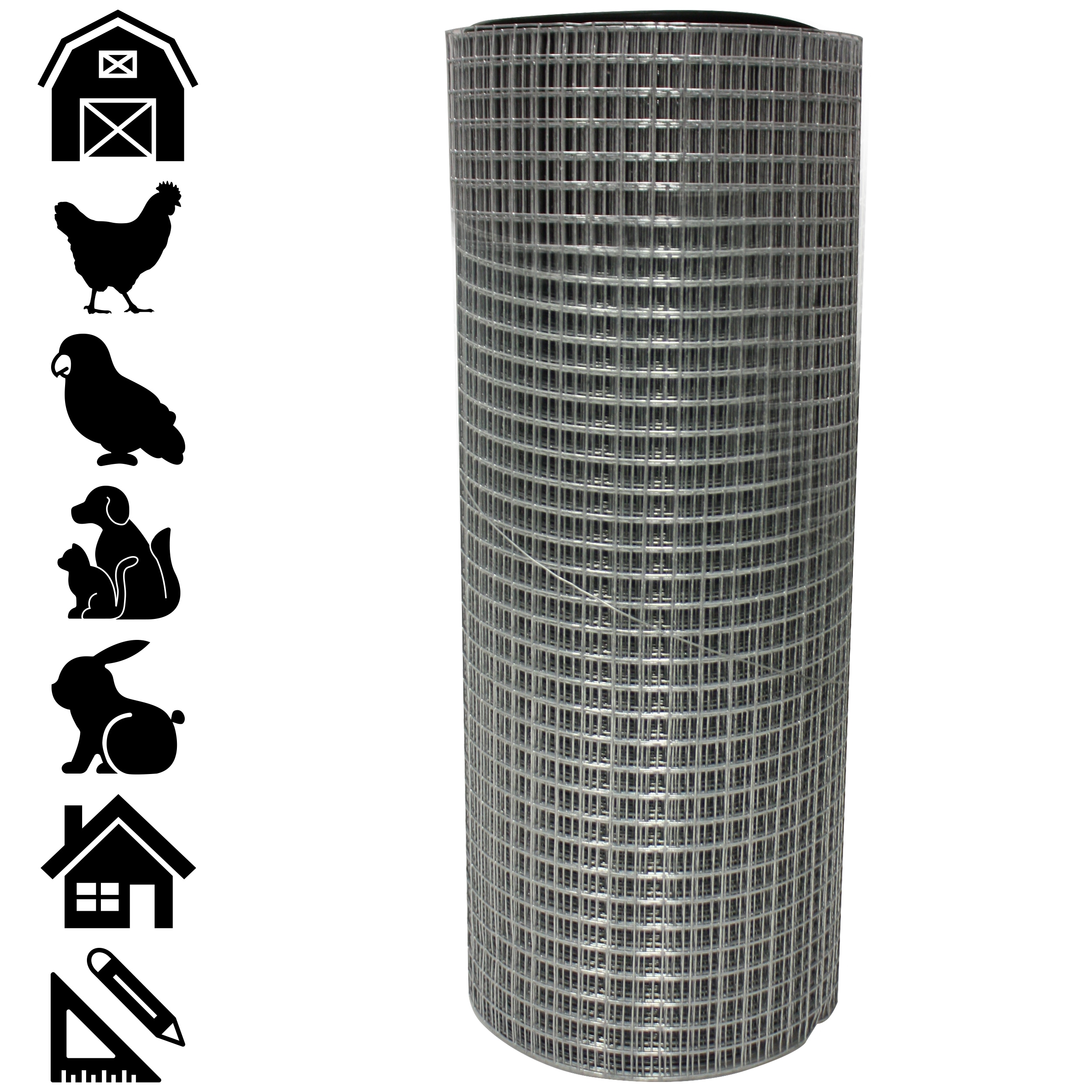 Cut-To-Order Stainless Wire Cloth, 3/4