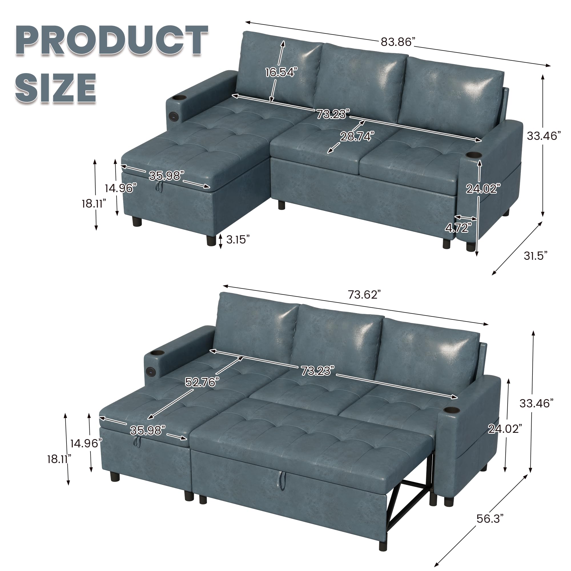 AECOJOY 13137GBU-LS01 futons - View #7