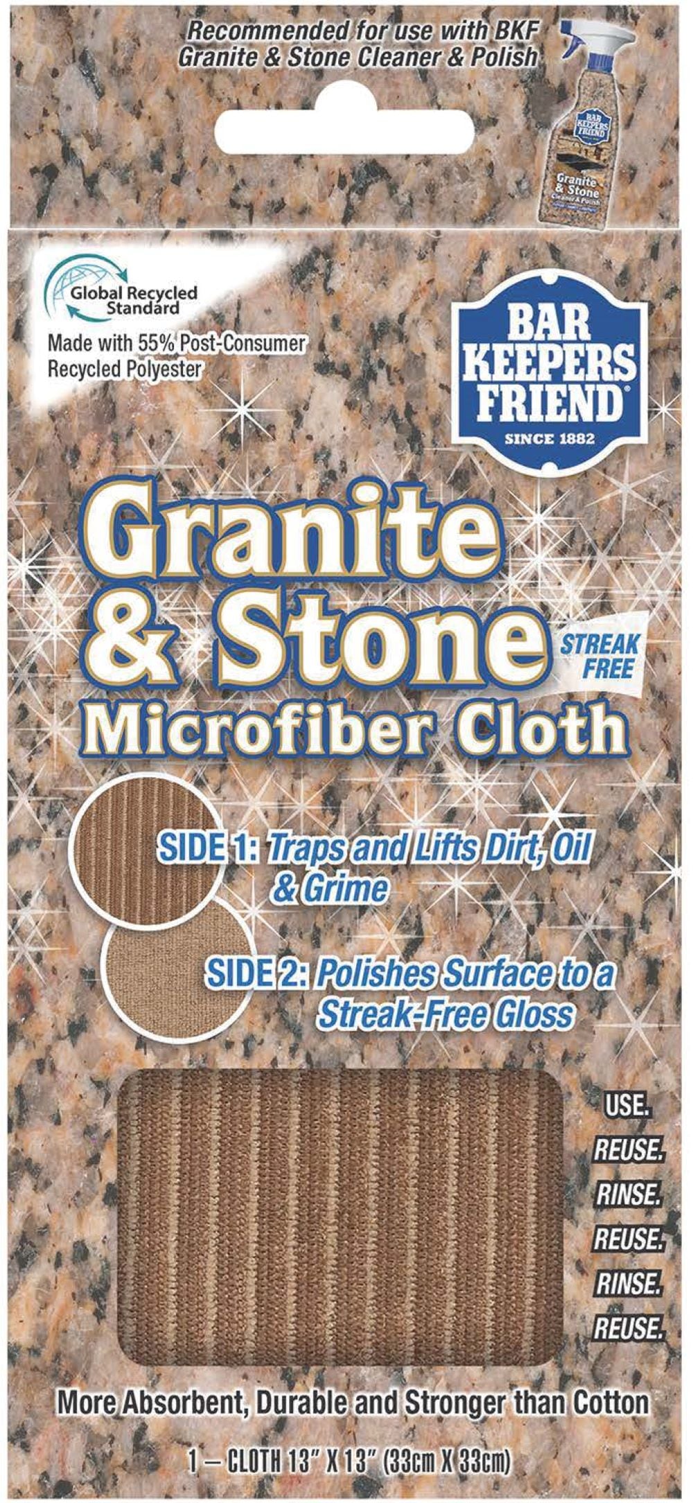 Bar Keepers Friend 11340 Microfiber Cloth