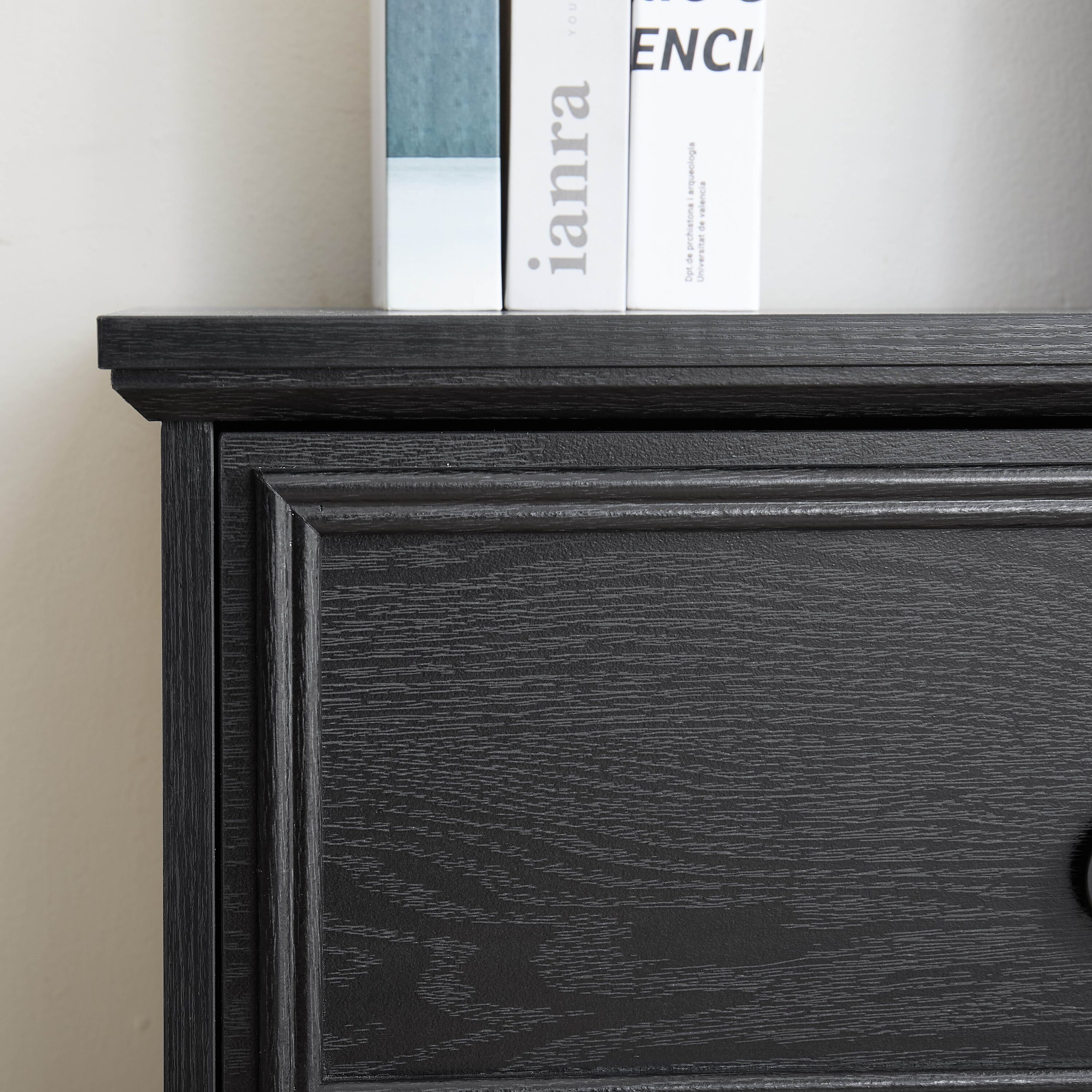 LOVMOR Modern Farmhouse 6 Drawer Chest for Bedroom Wooden Bedroom ...