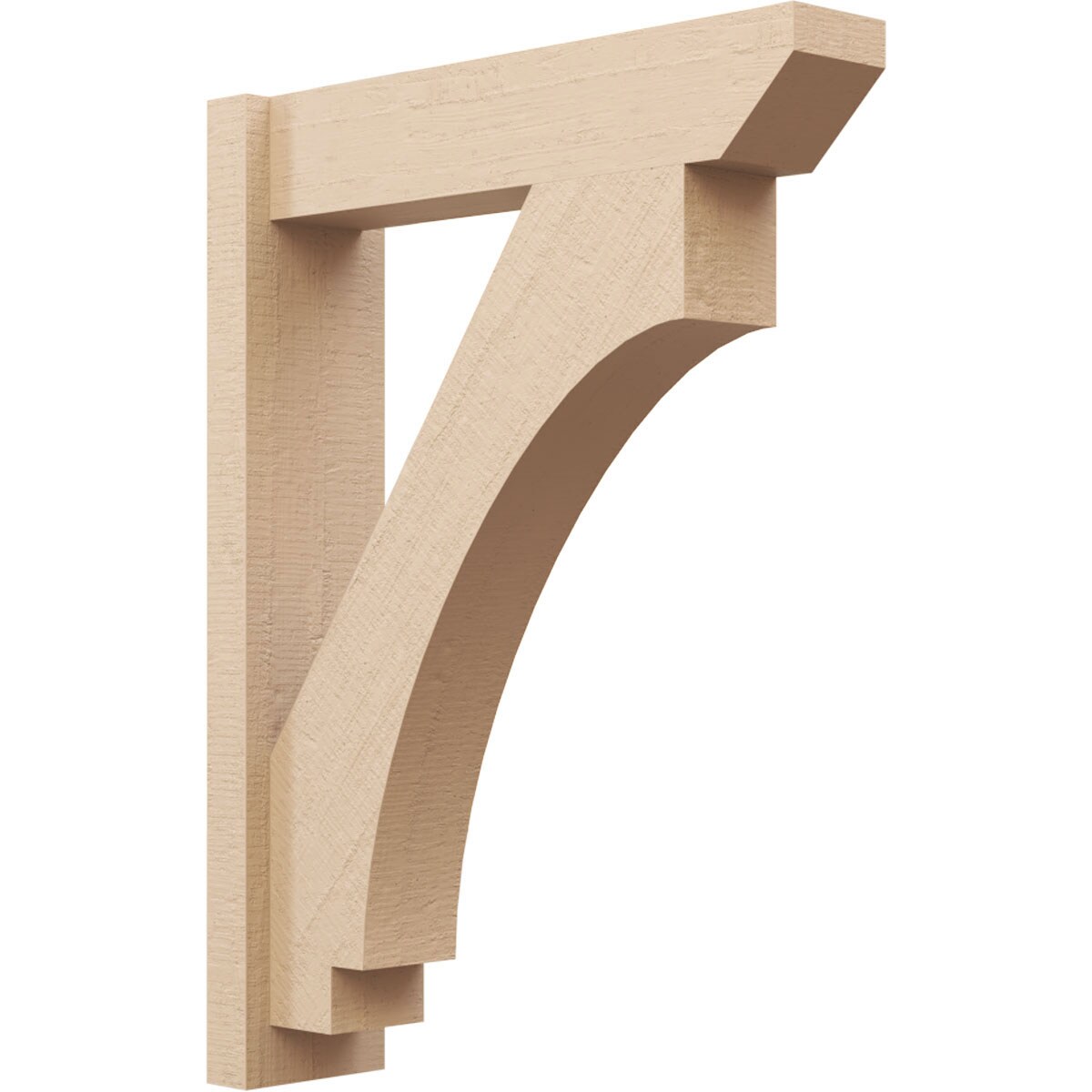 Ekena Millwork 6-in W x 24-in D x 32-in H Imperial Slat Rough Cedar ...