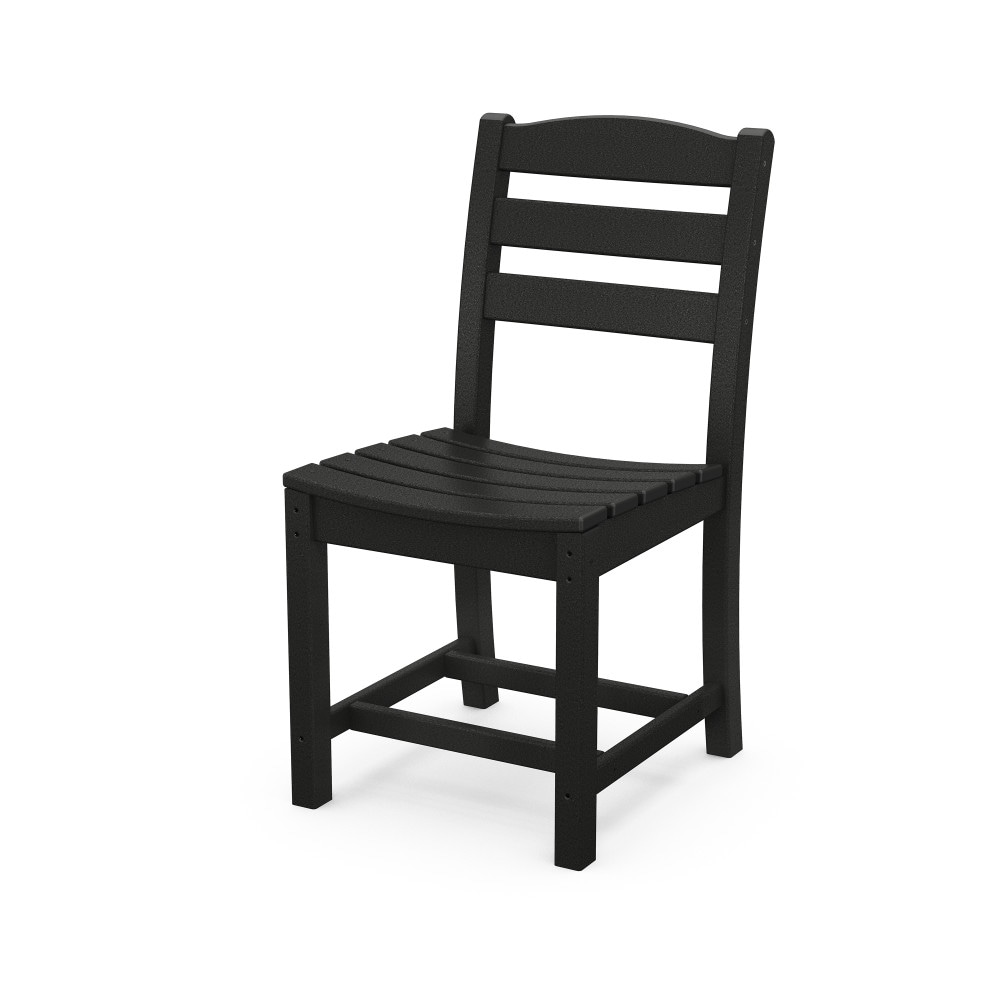 Black Polywood 8-Person Farmhouse Trestle Dining Set