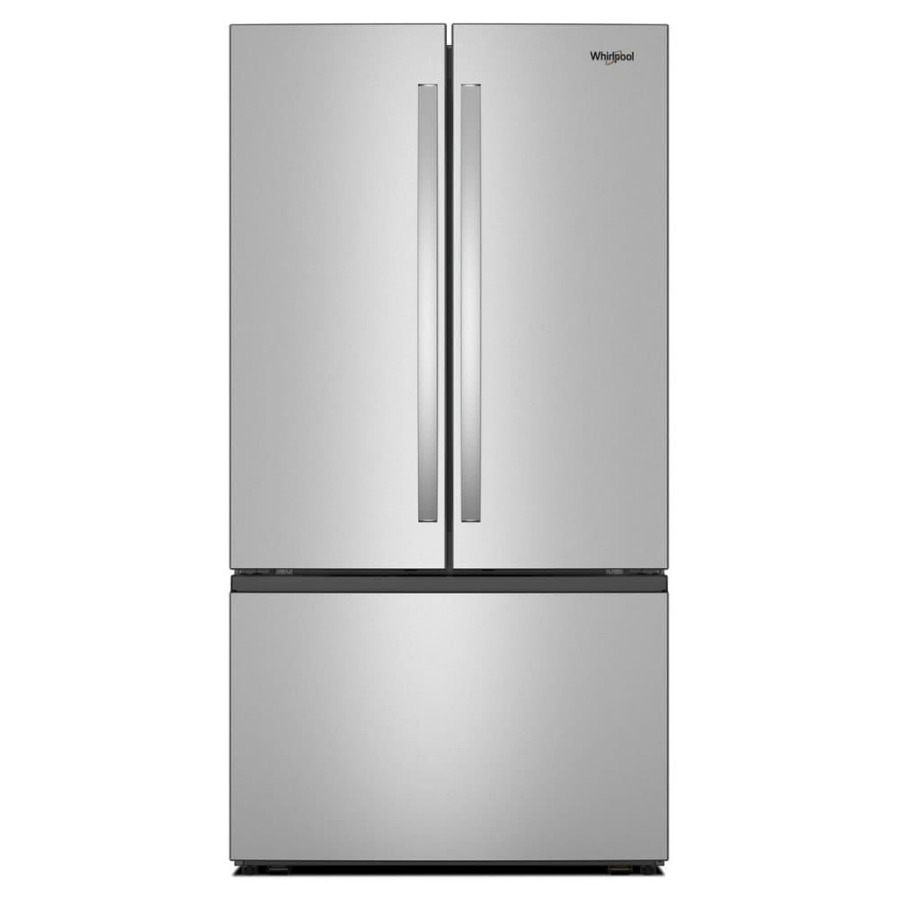 Whirlpool WRFF3336SZ Standard-Depth 30.52-cu ft 3 -Door French Door Refrigerator with Ice Maker with Water Dispenser ( Fingerprint Resistant Stainless Finish ) ENERGY STAR Certified