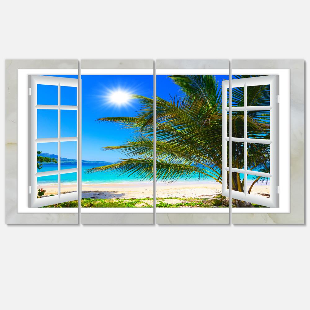 Designart PT11433-271 28-Inches H x 48-Inches W Coastal Canvas Print