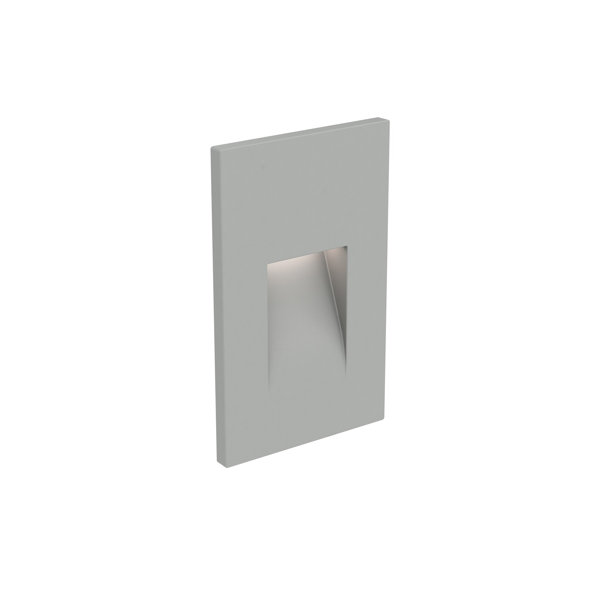 DALS Lighting LEDSTEP002D-SG Ledstep 4.75-in H Gray Hardwired Integrated LED Outdoor Wall Light