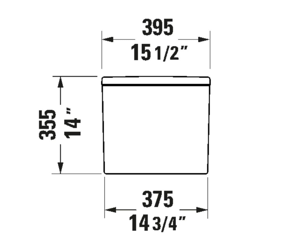 Duravit 09502000U3 Toilet-Tanks - View #3