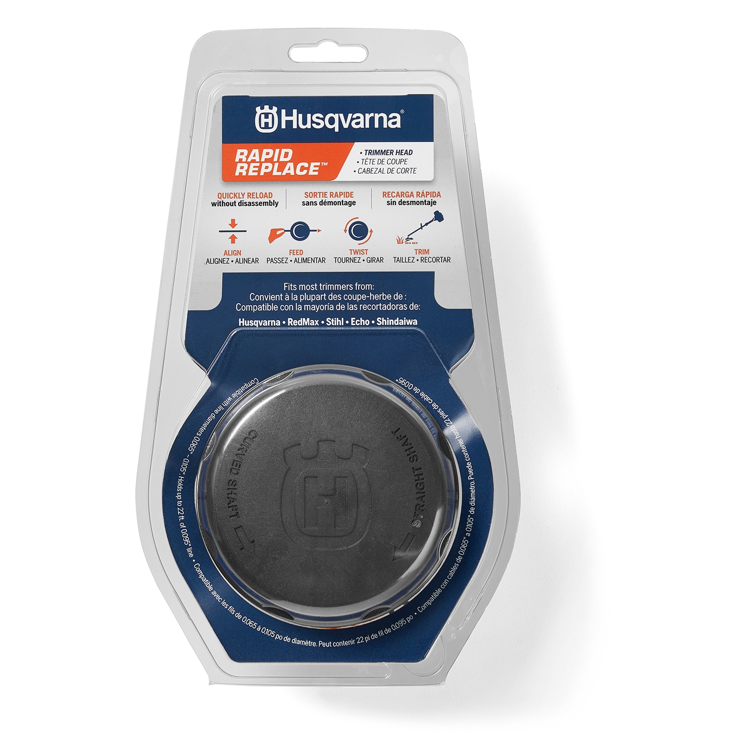 Husqvarna 0.095-in Head in the String Trimmer Heads at Lowes.com