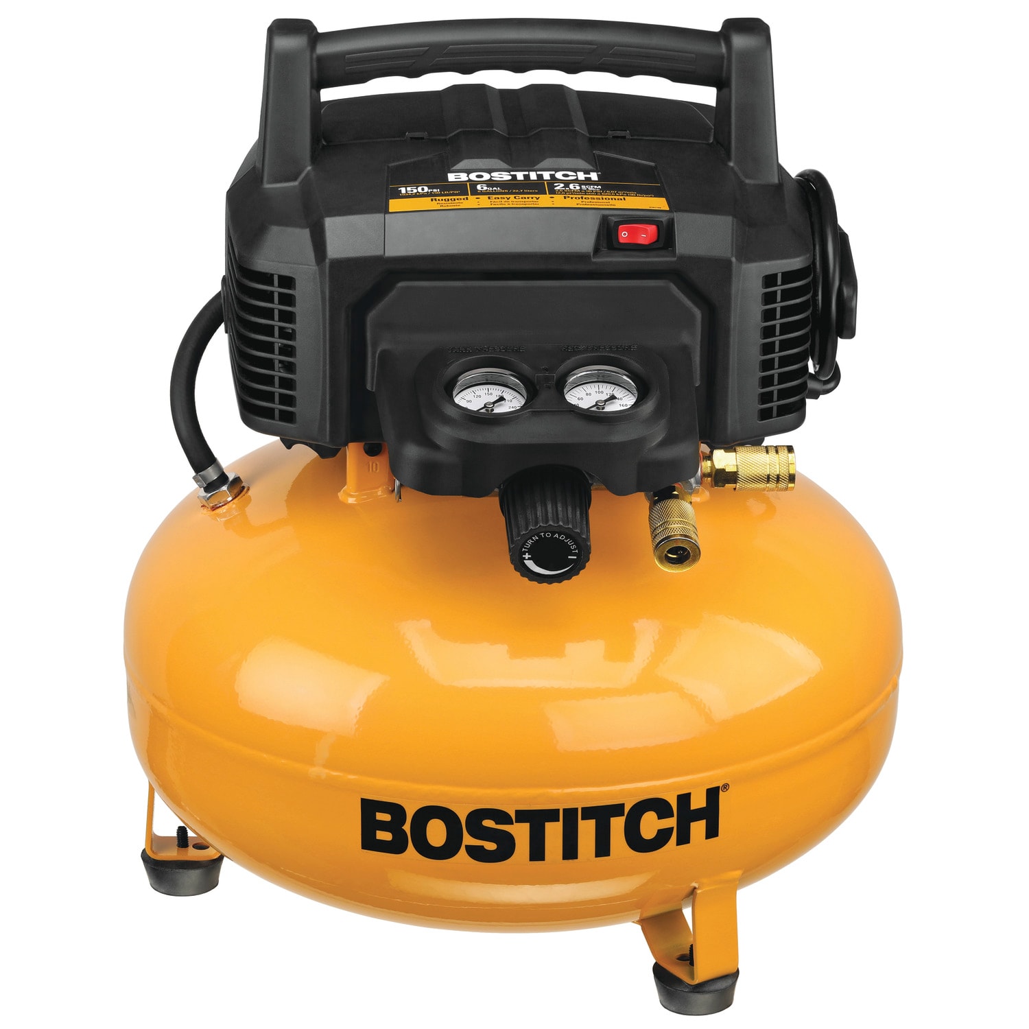 Bostitch 6-Gallons Portable 150 PSI Pancake Air Compressor in the Air Compressors department at